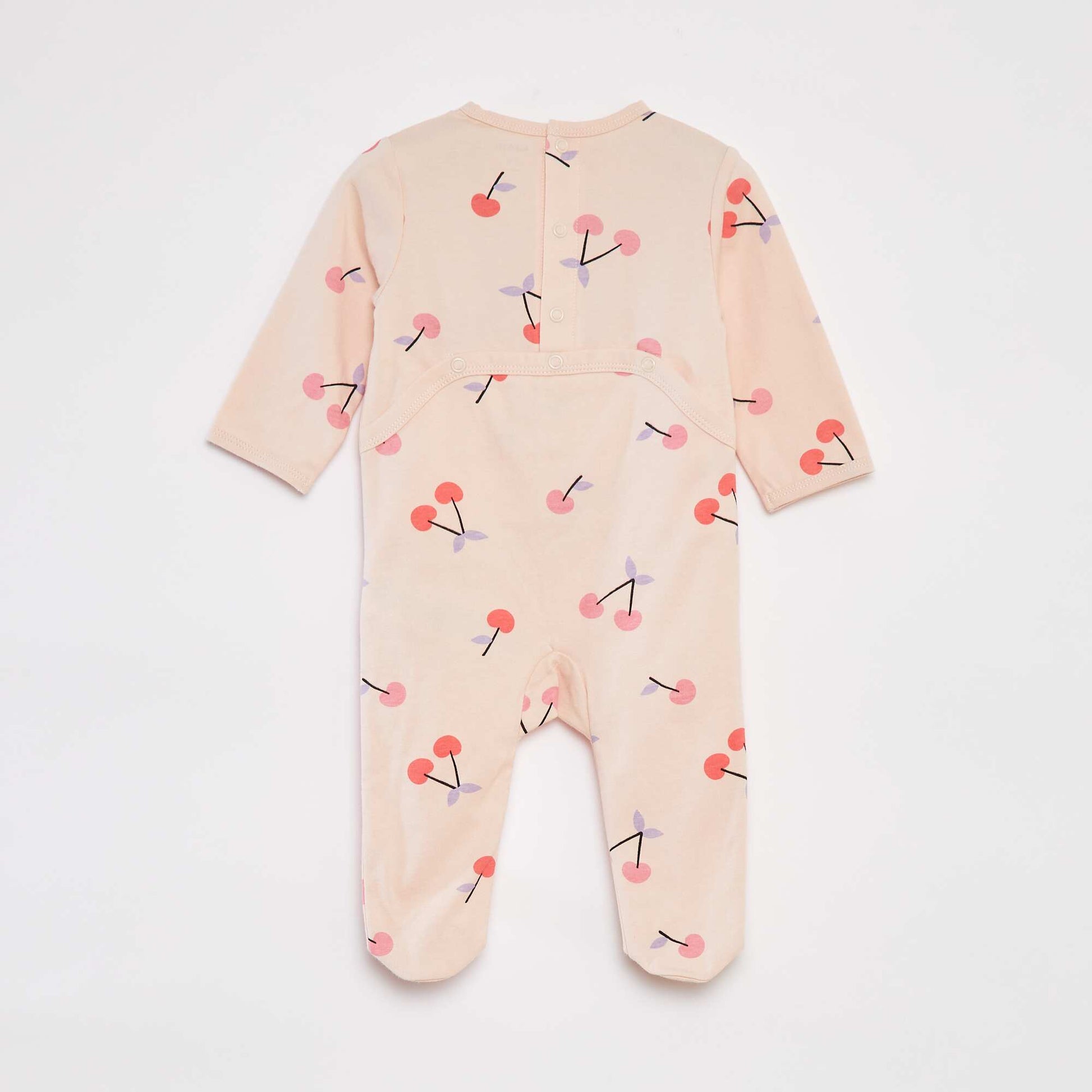 Pyjama dors bien avec pieds à motifs ROSE