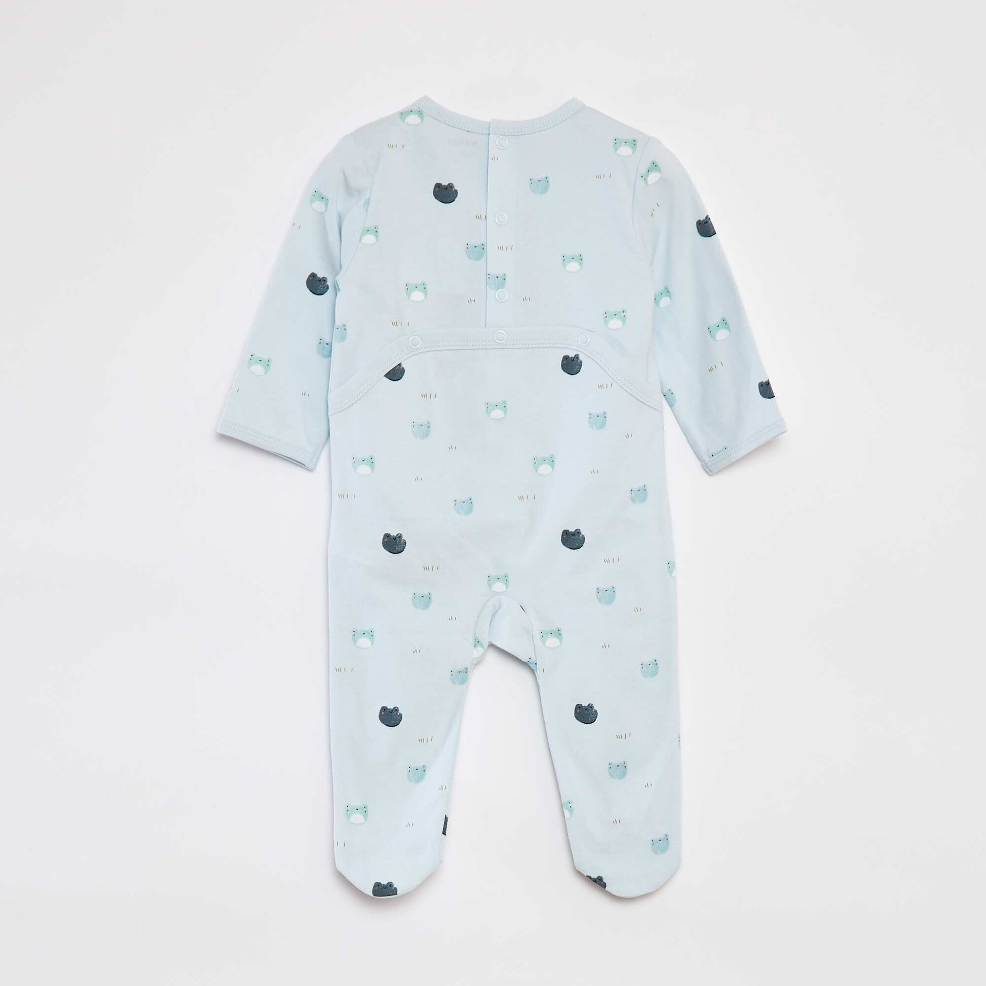 Pyjama dors bien avec pieds à motifs BLEU