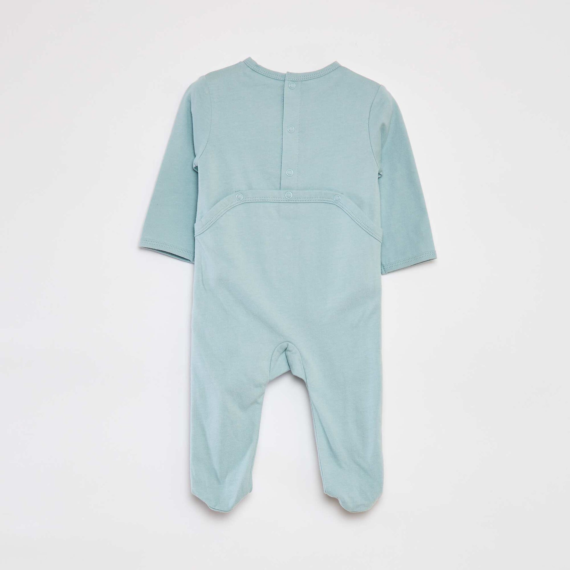 Pyjama dors bien avec pieds à motifs BLEU