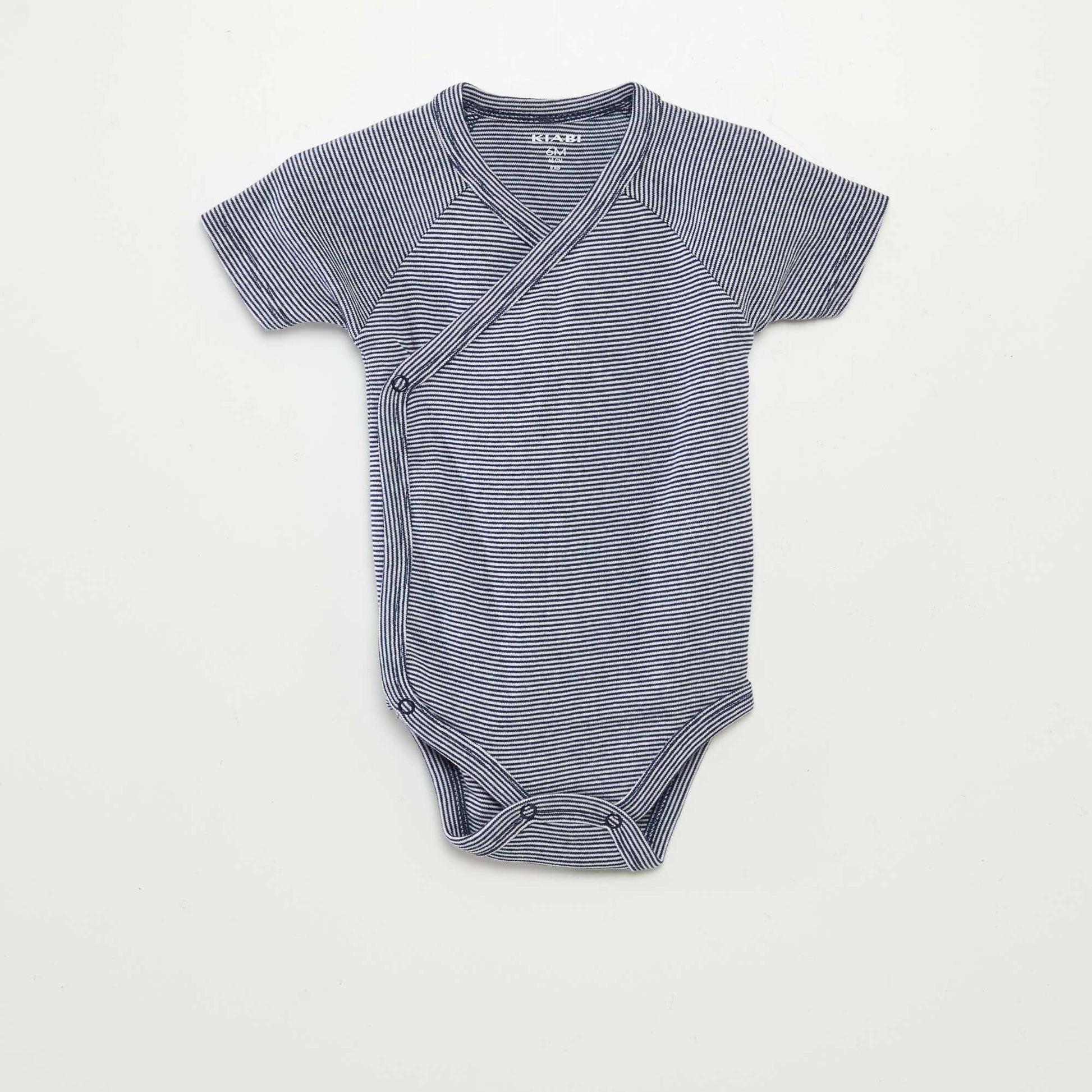 Lot de 3 bodies avec col croisé GRIS
