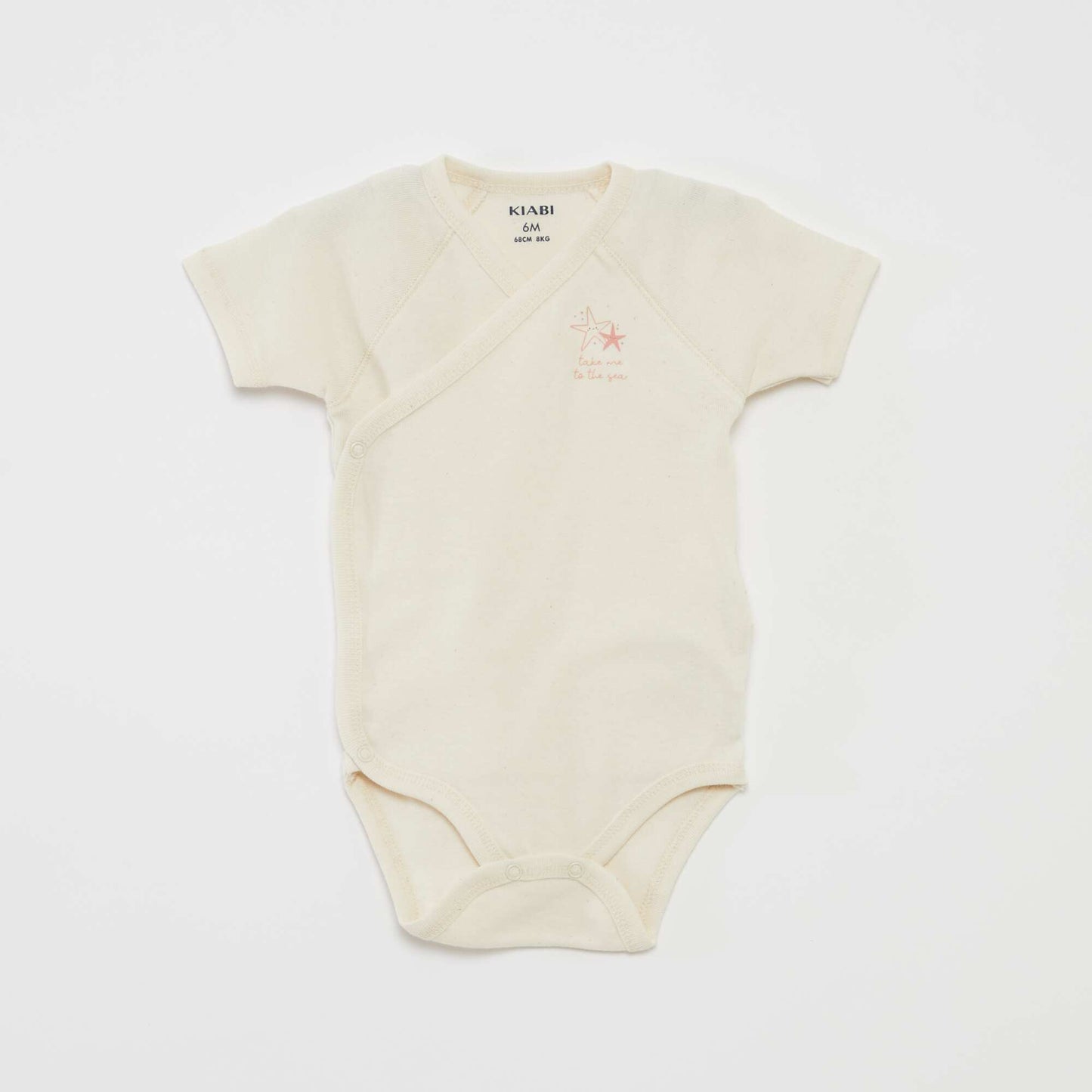 Lot de 3 bodies avec col croisé ROSE