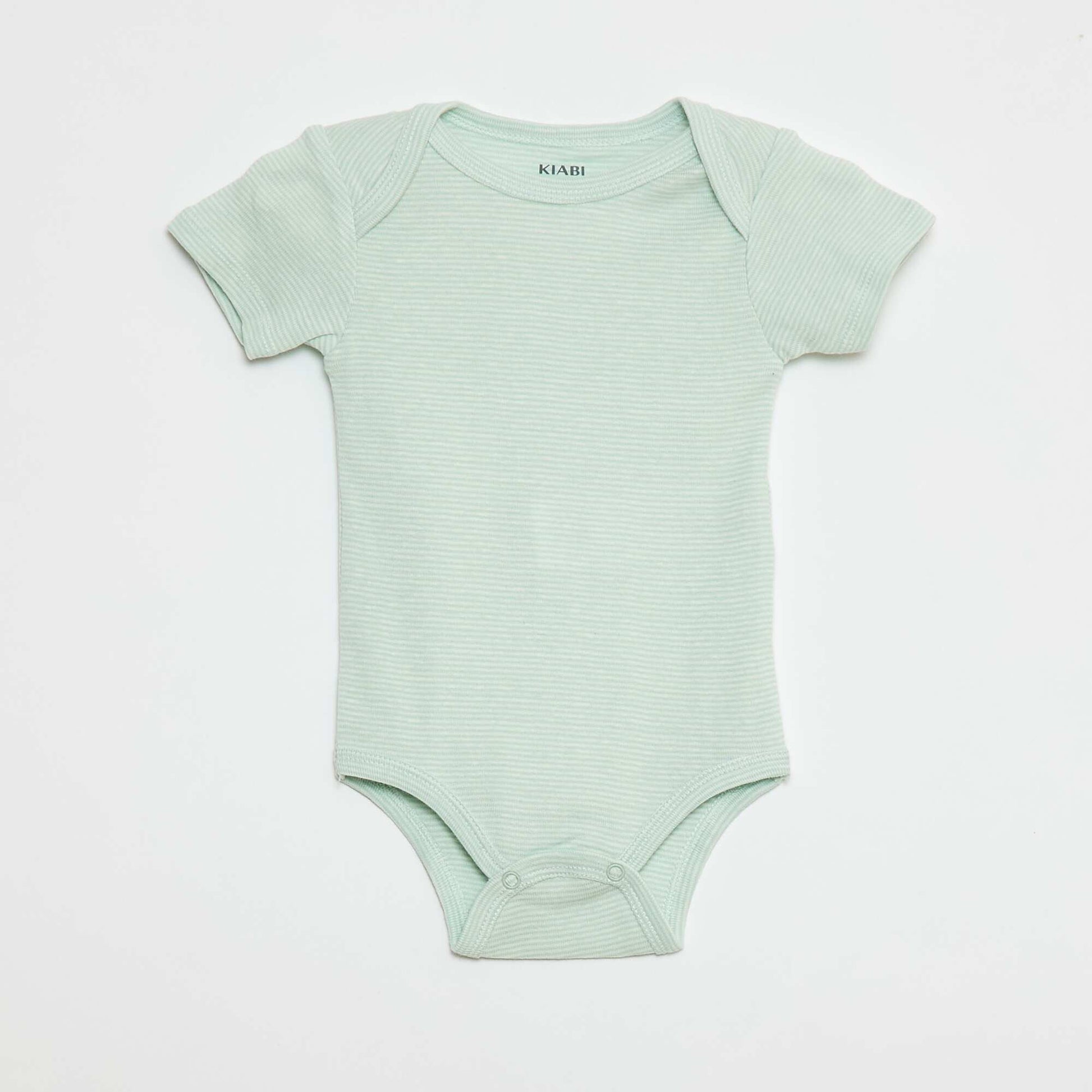 Bodies imprimés en coton - lot de 3 BLANC