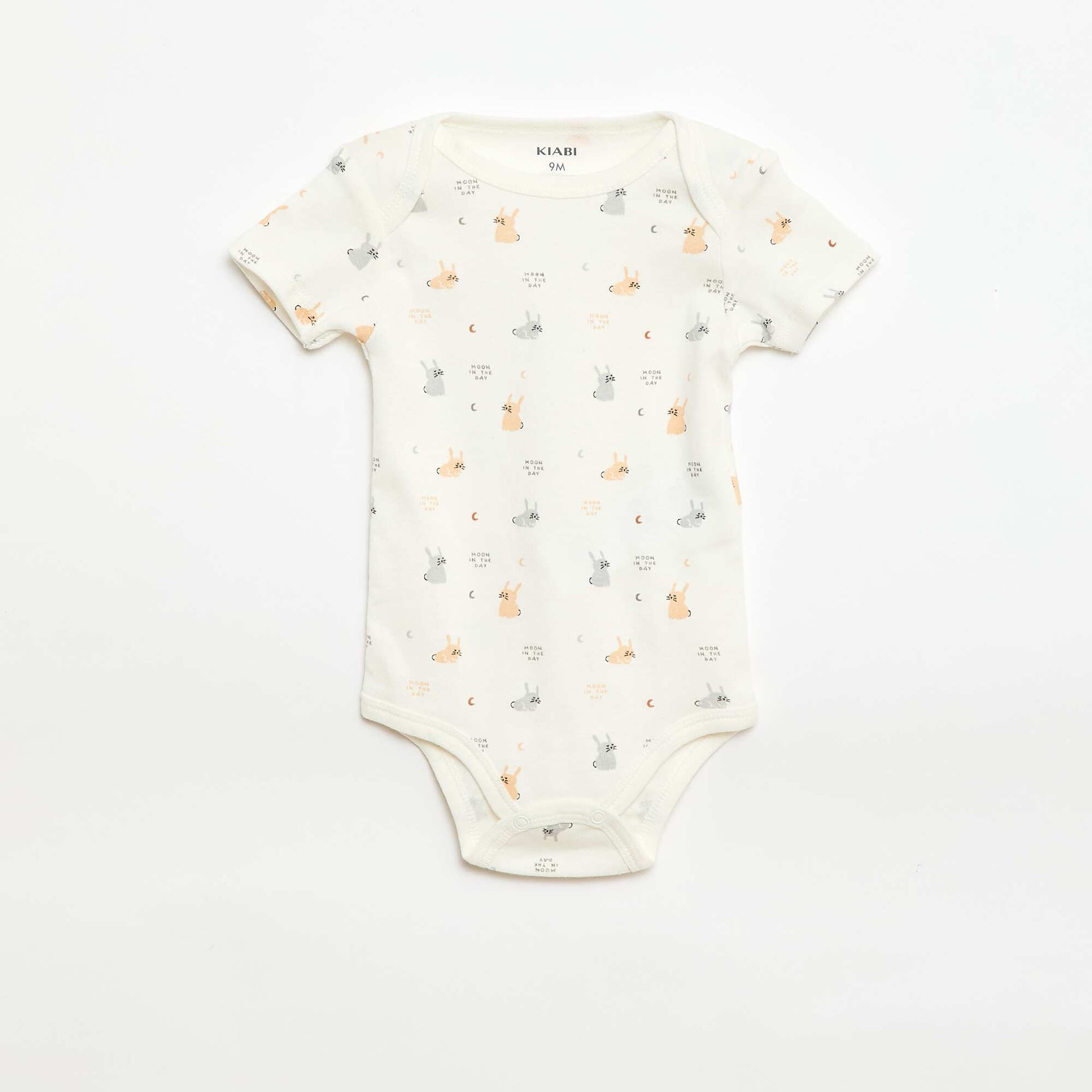 Bodies imprimés en coton - lot de 3 BEIGE