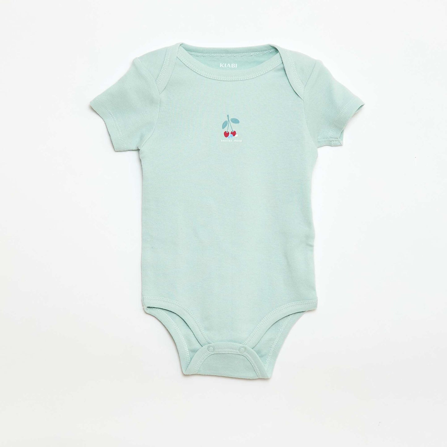 Bodies imprimés en coton - lot de 3 VERT