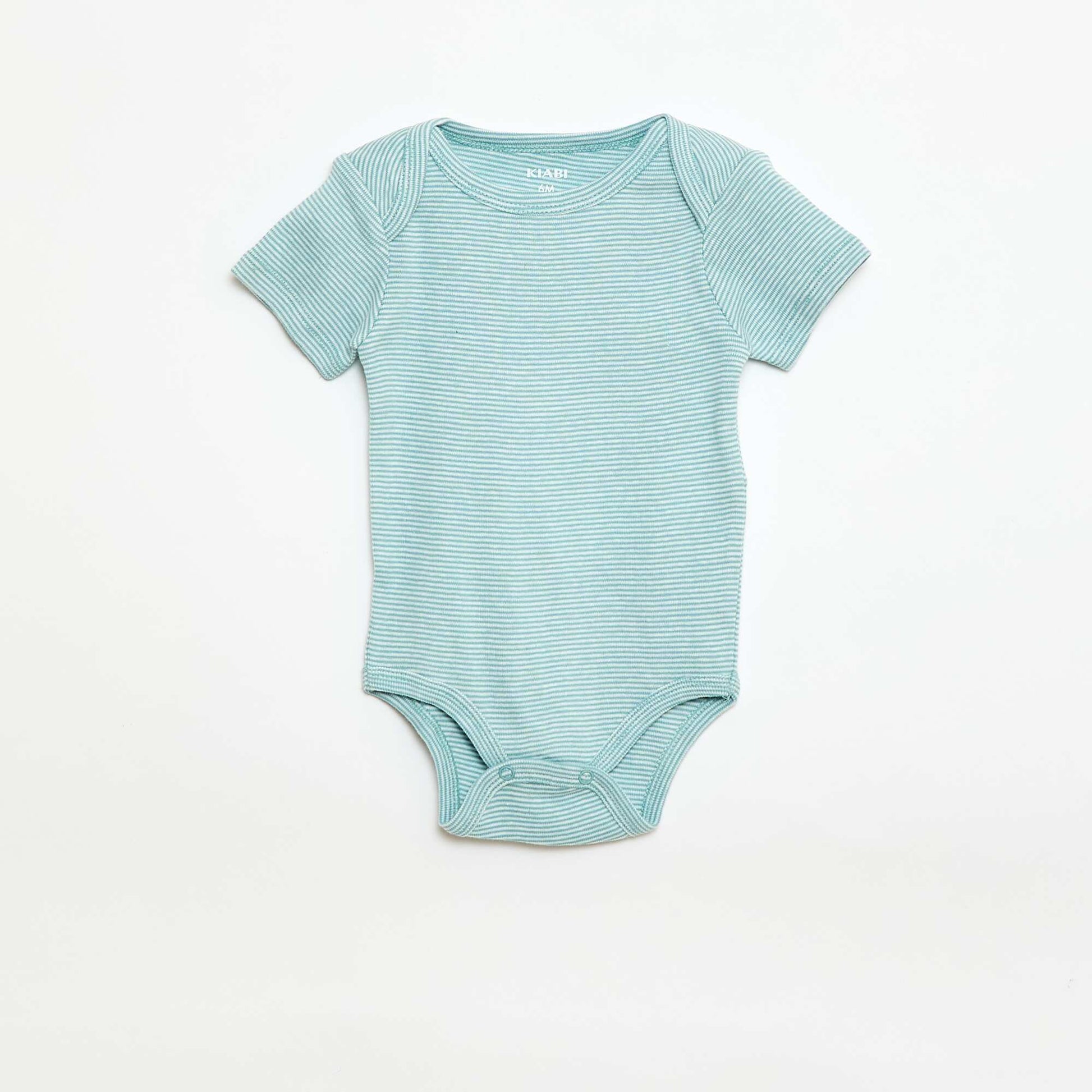 Bodies imprimés en coton - lot de 3 VERT