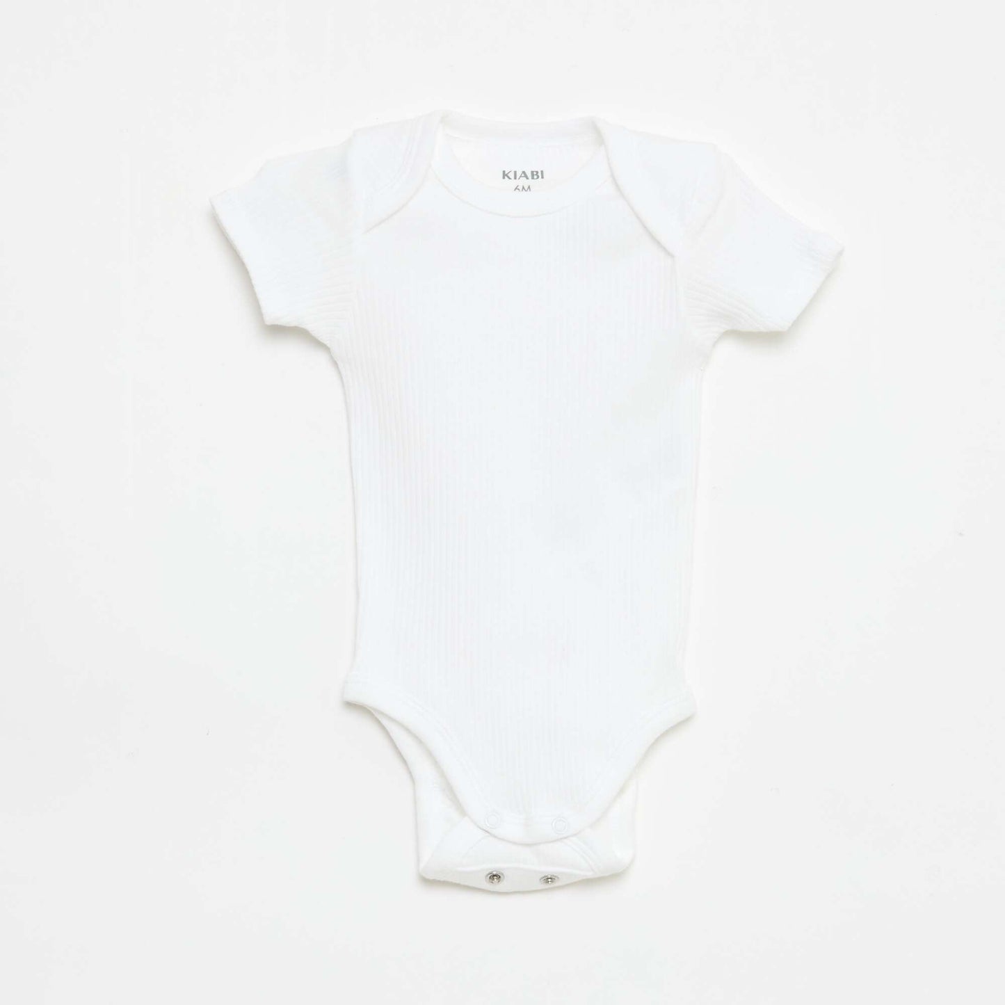 Bodies évolutif en maille unie - Lot de 3 BLANC