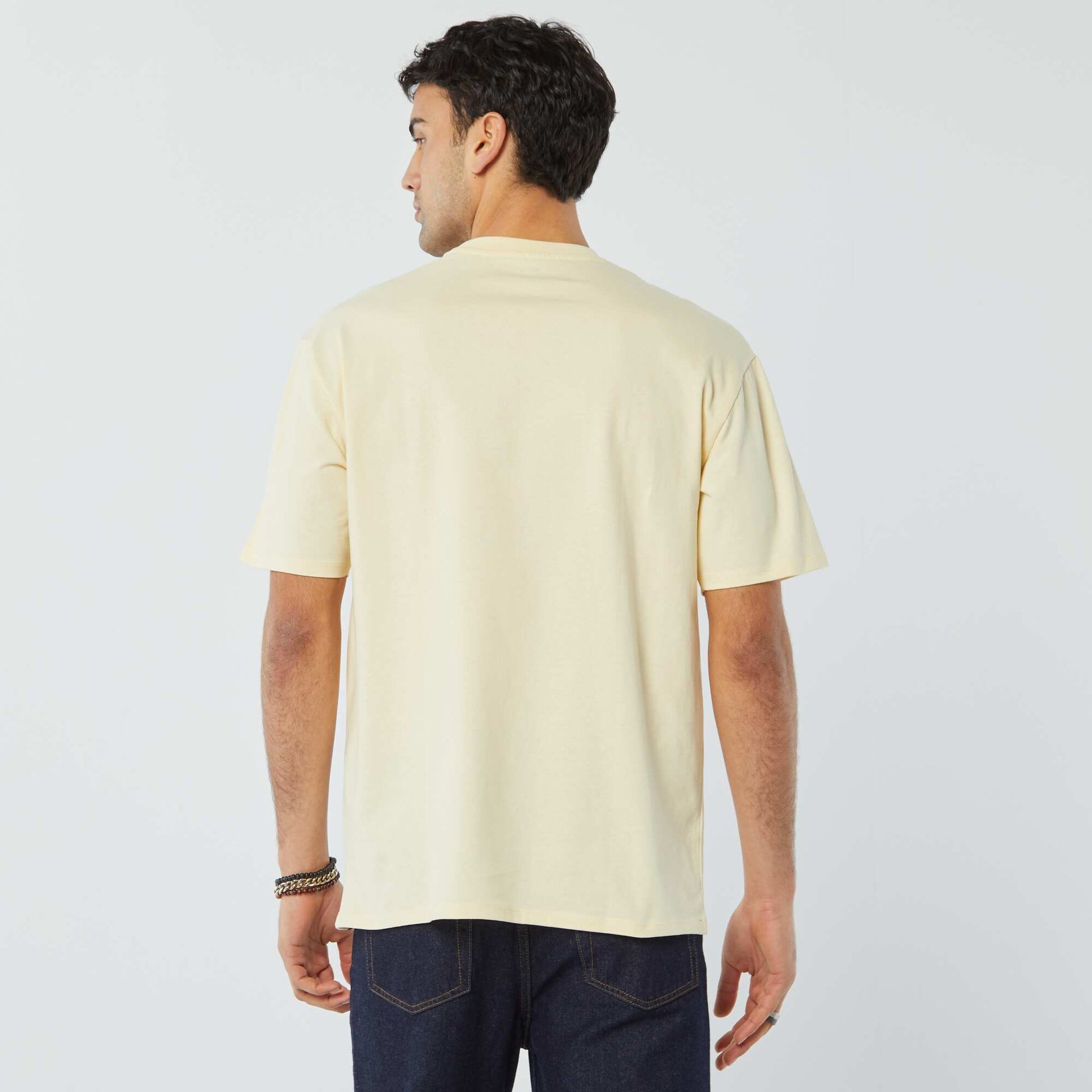 Tee-shirt confort fit JAUNE