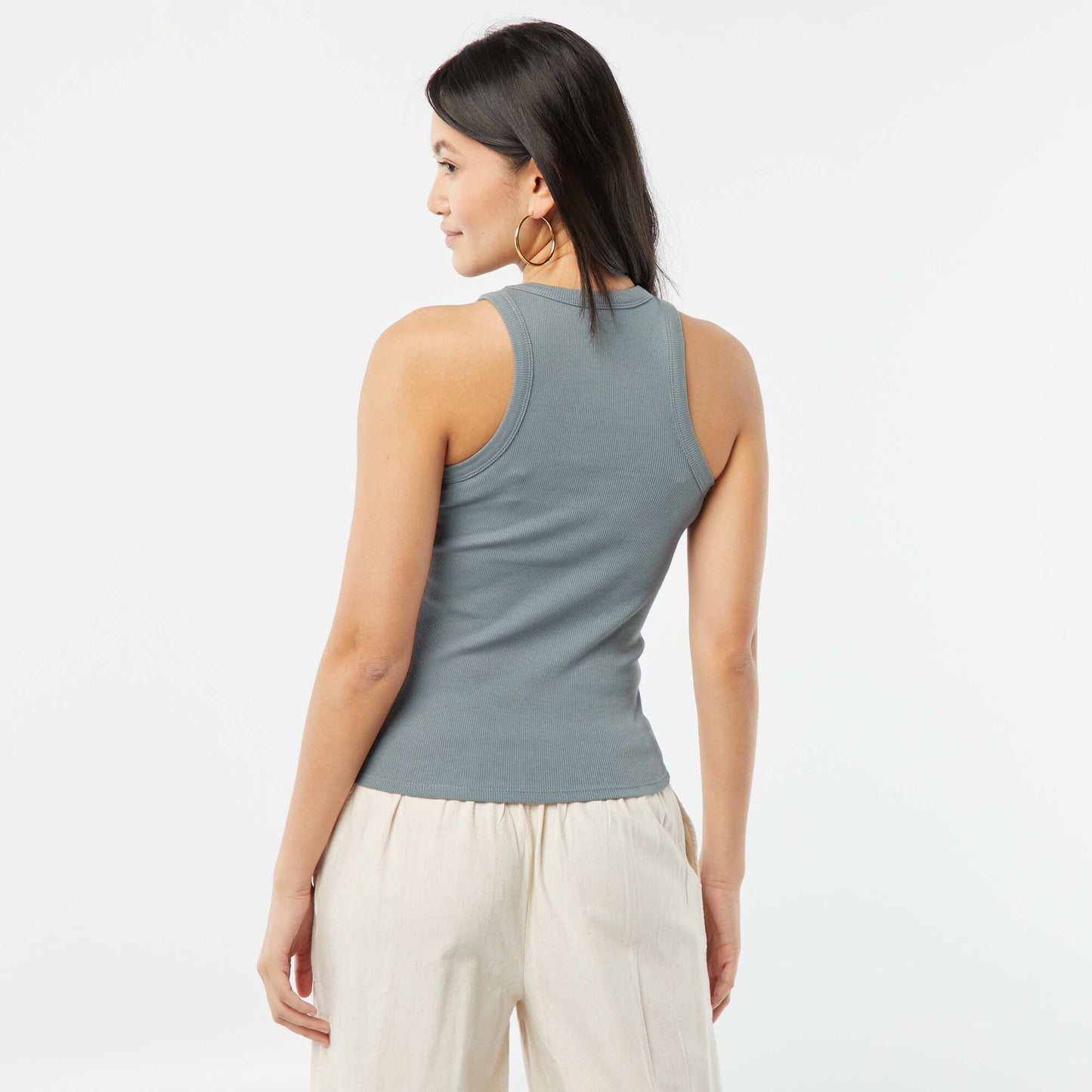 Débardeur à emmanchures américaines BLEU