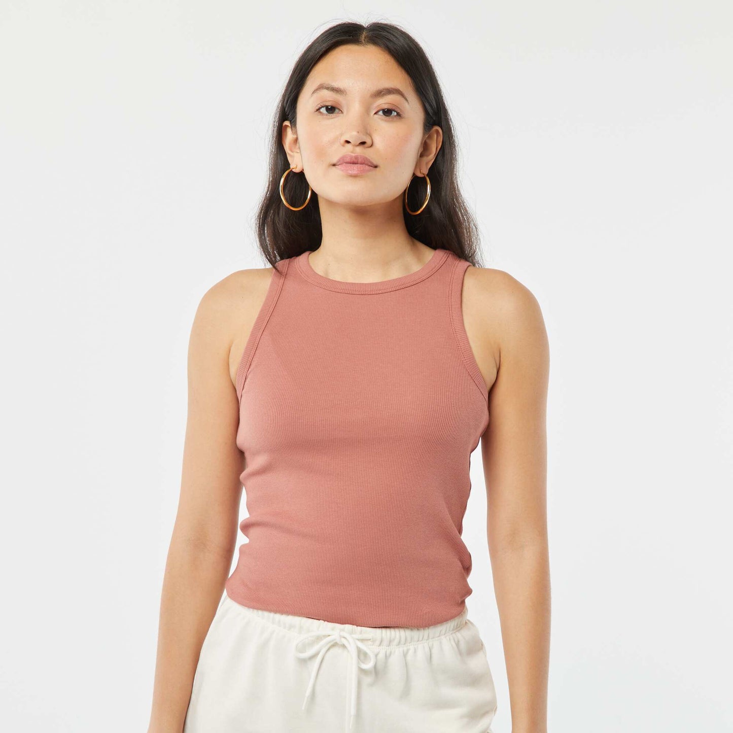 Débardeur à emmanchures américaines MARRON