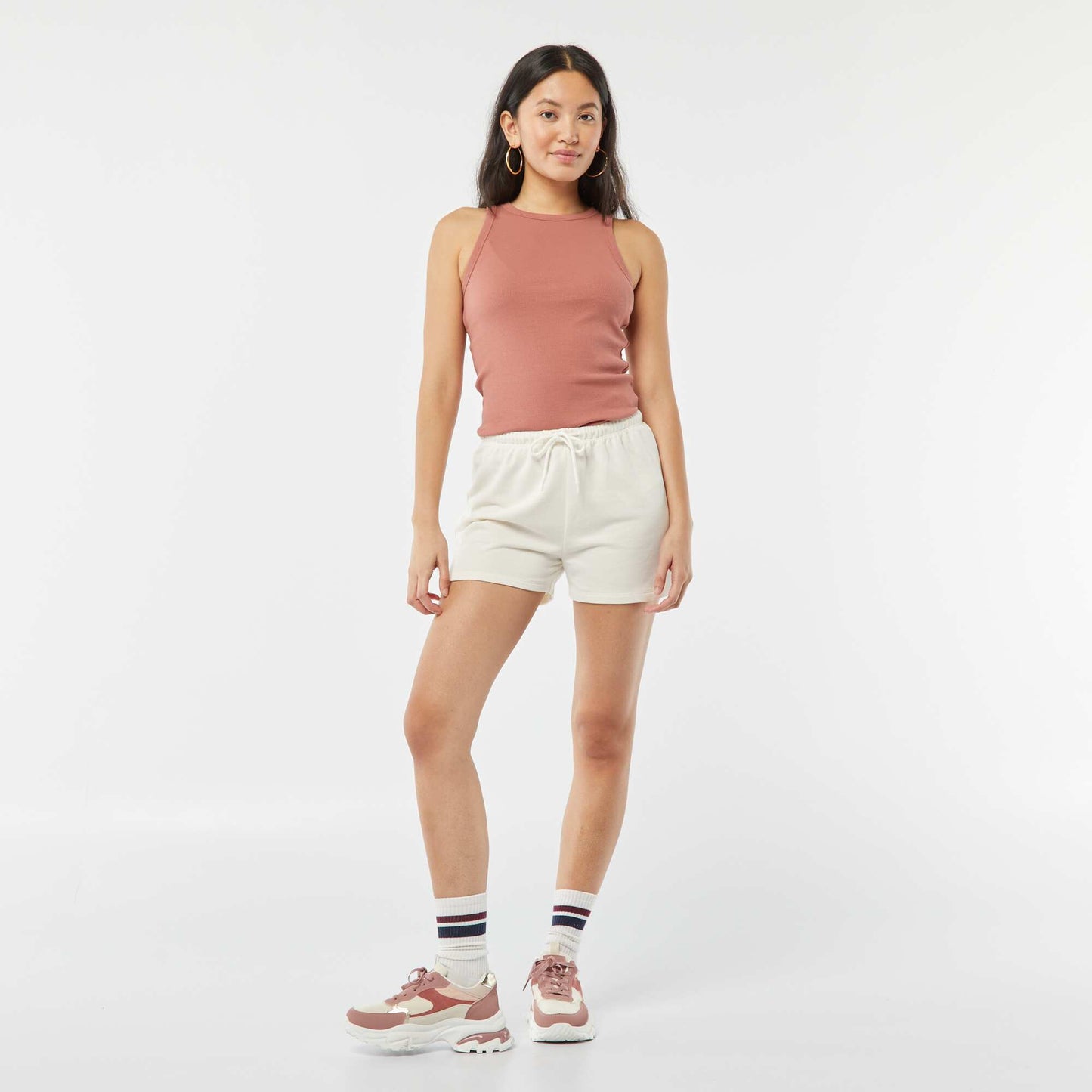 Débardeur à emmanchures américaines MARRON