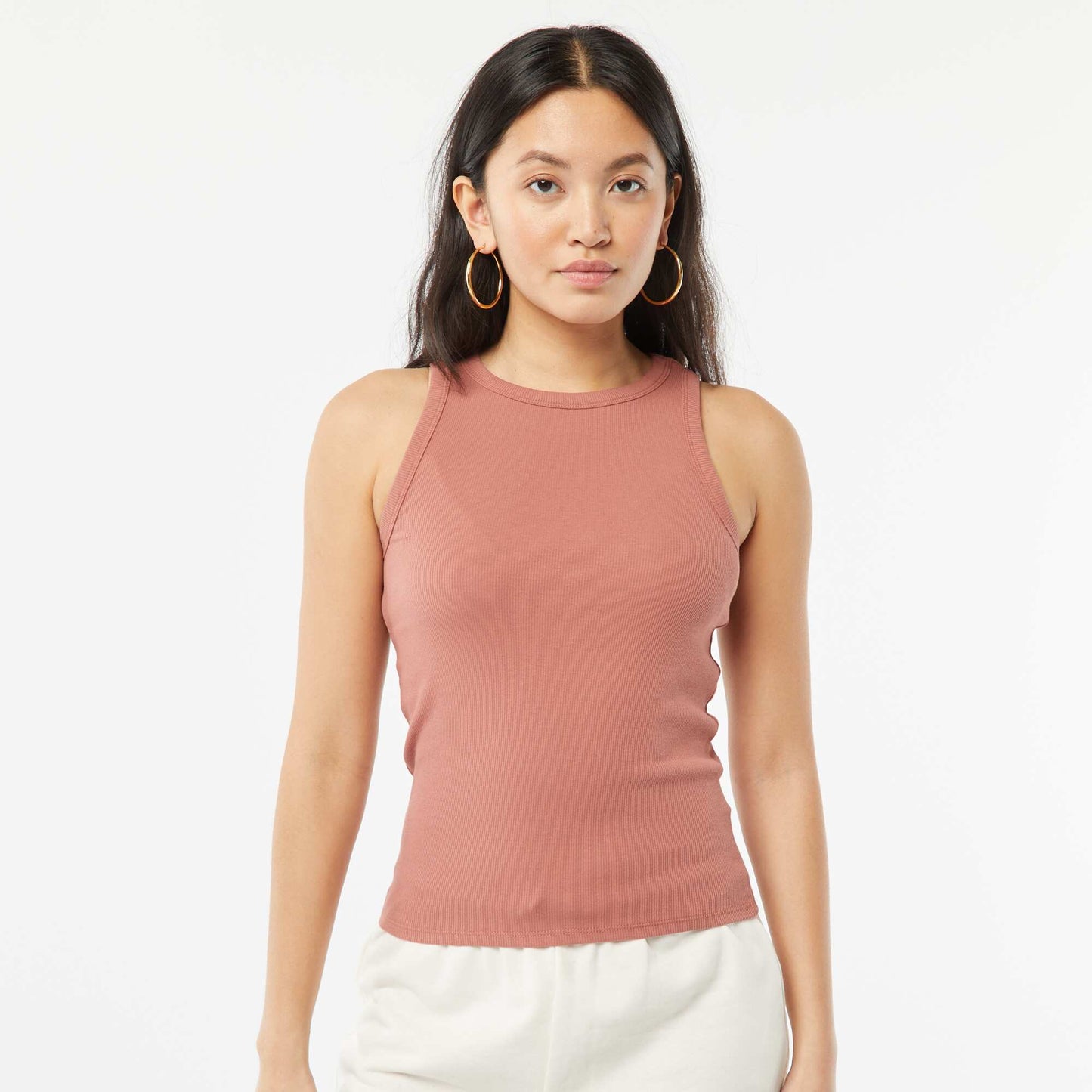 Débardeur à emmanchures américaines MARRON