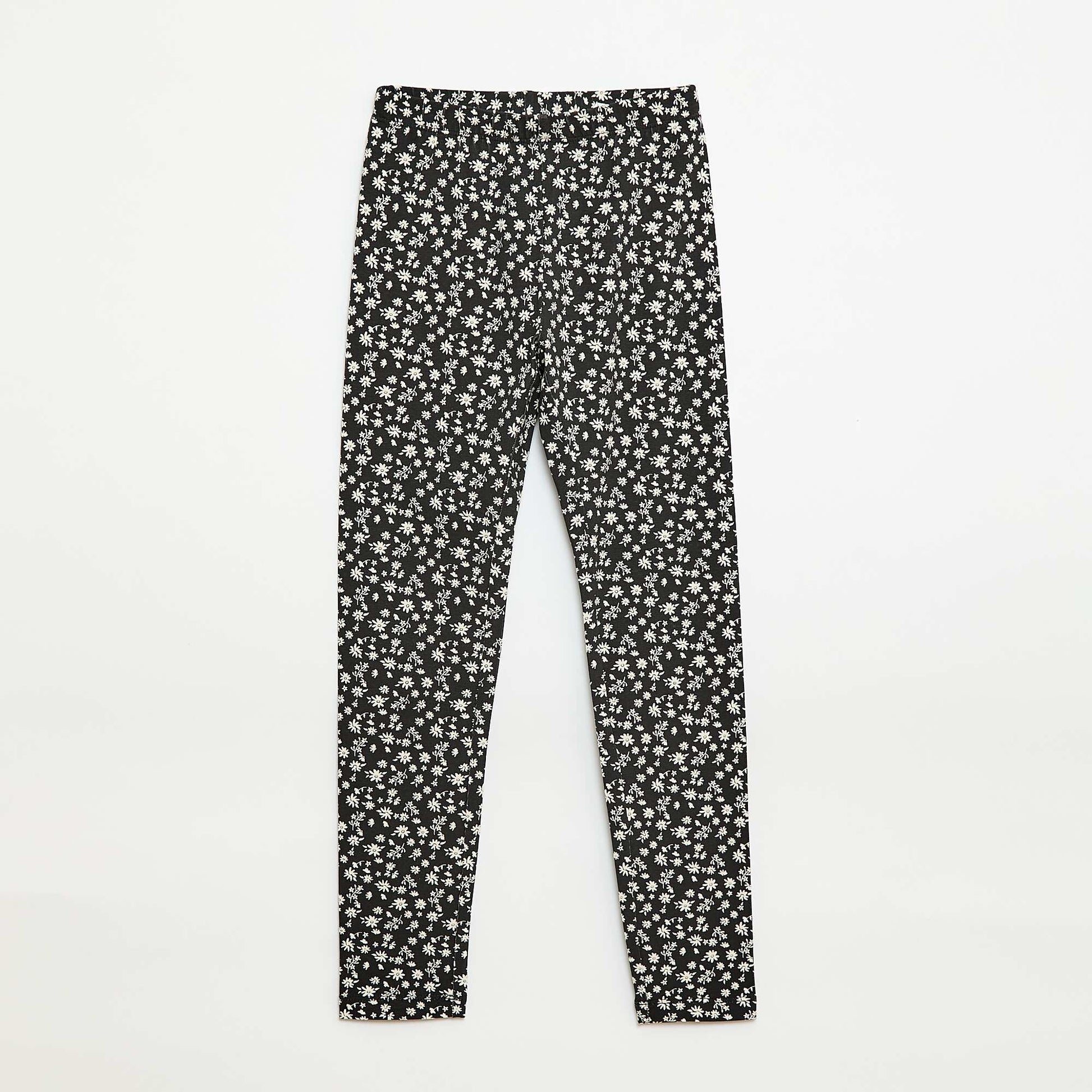 Legging long en jersey NOIR