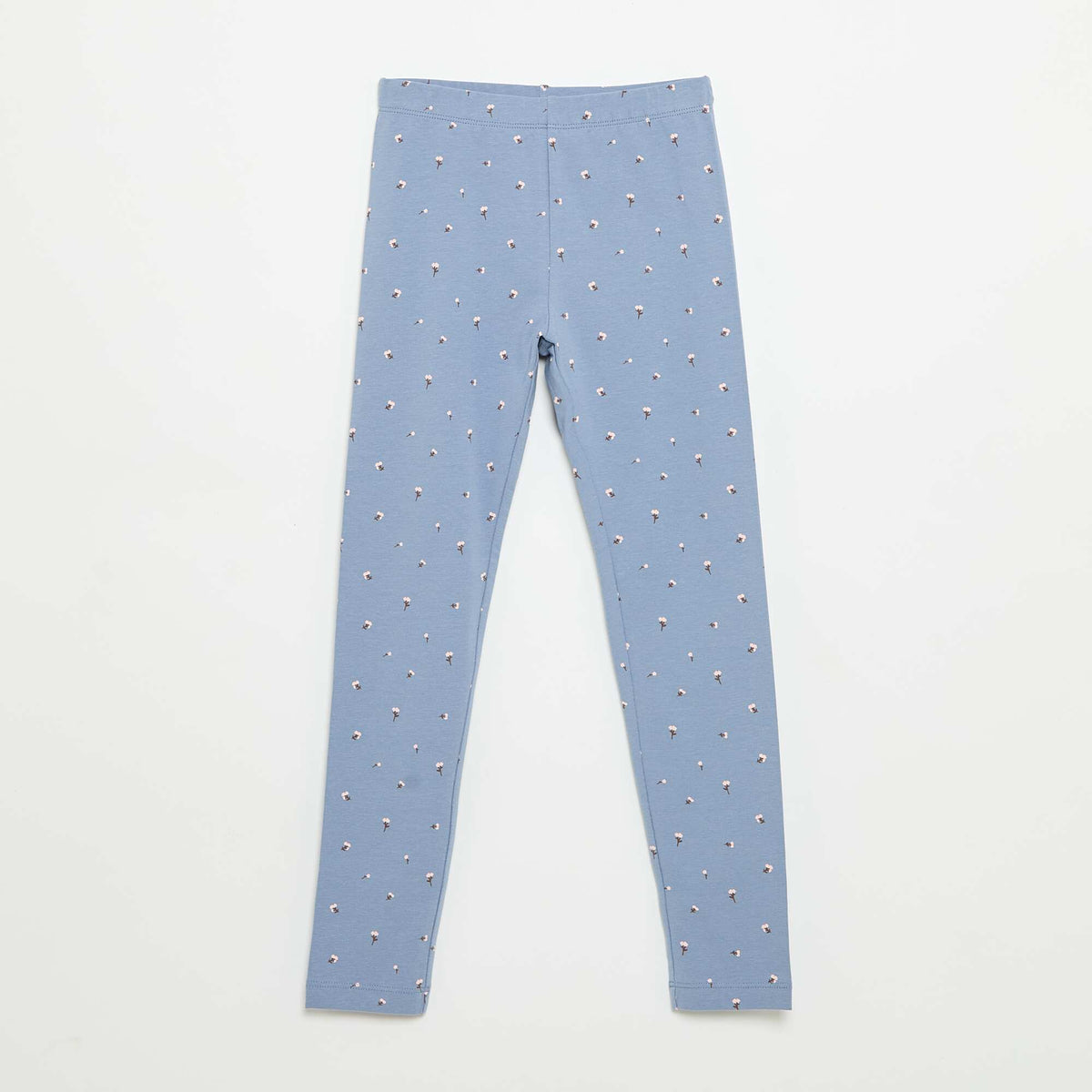 Legging long en jersey BLEU