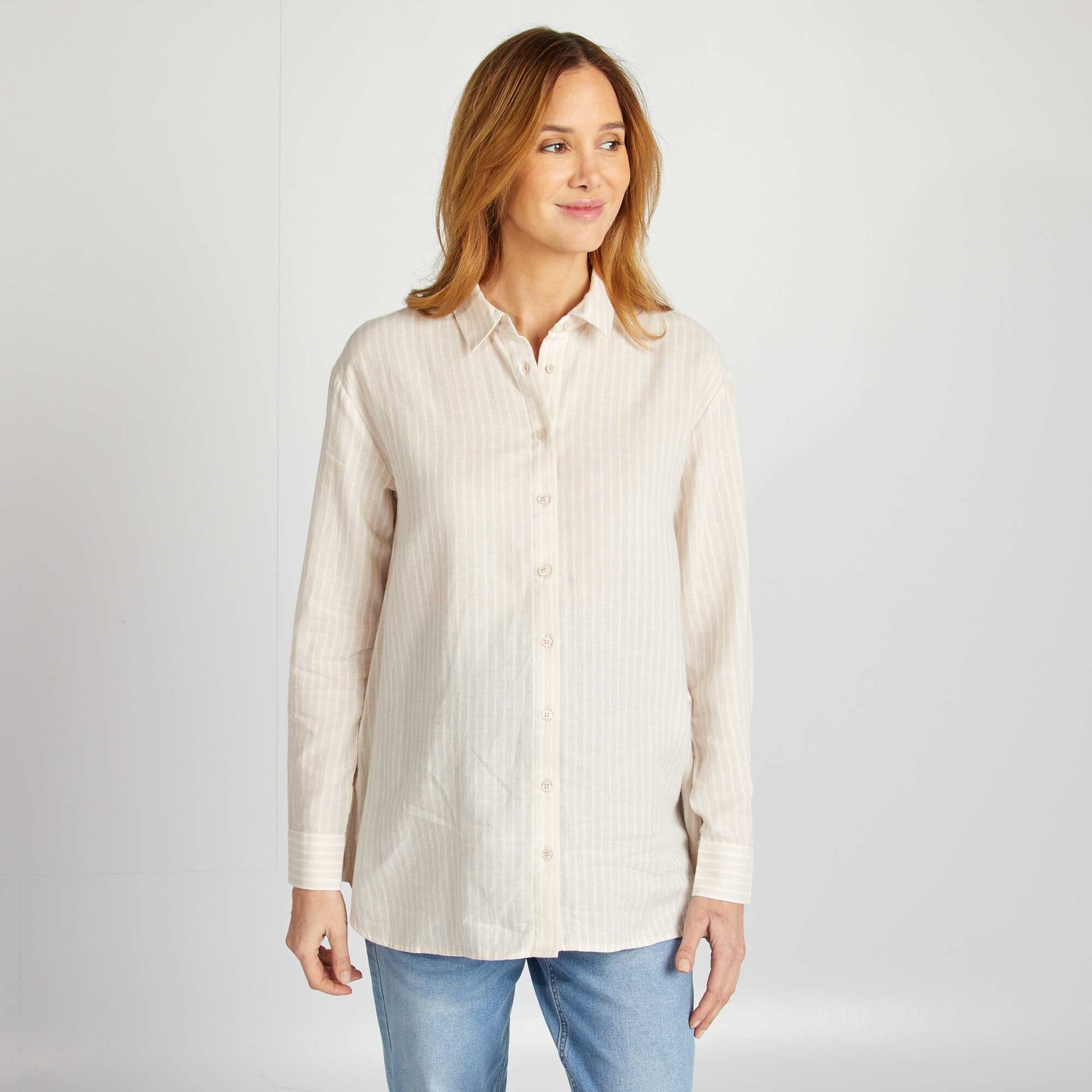 Chemise ample grossesse BEIGE