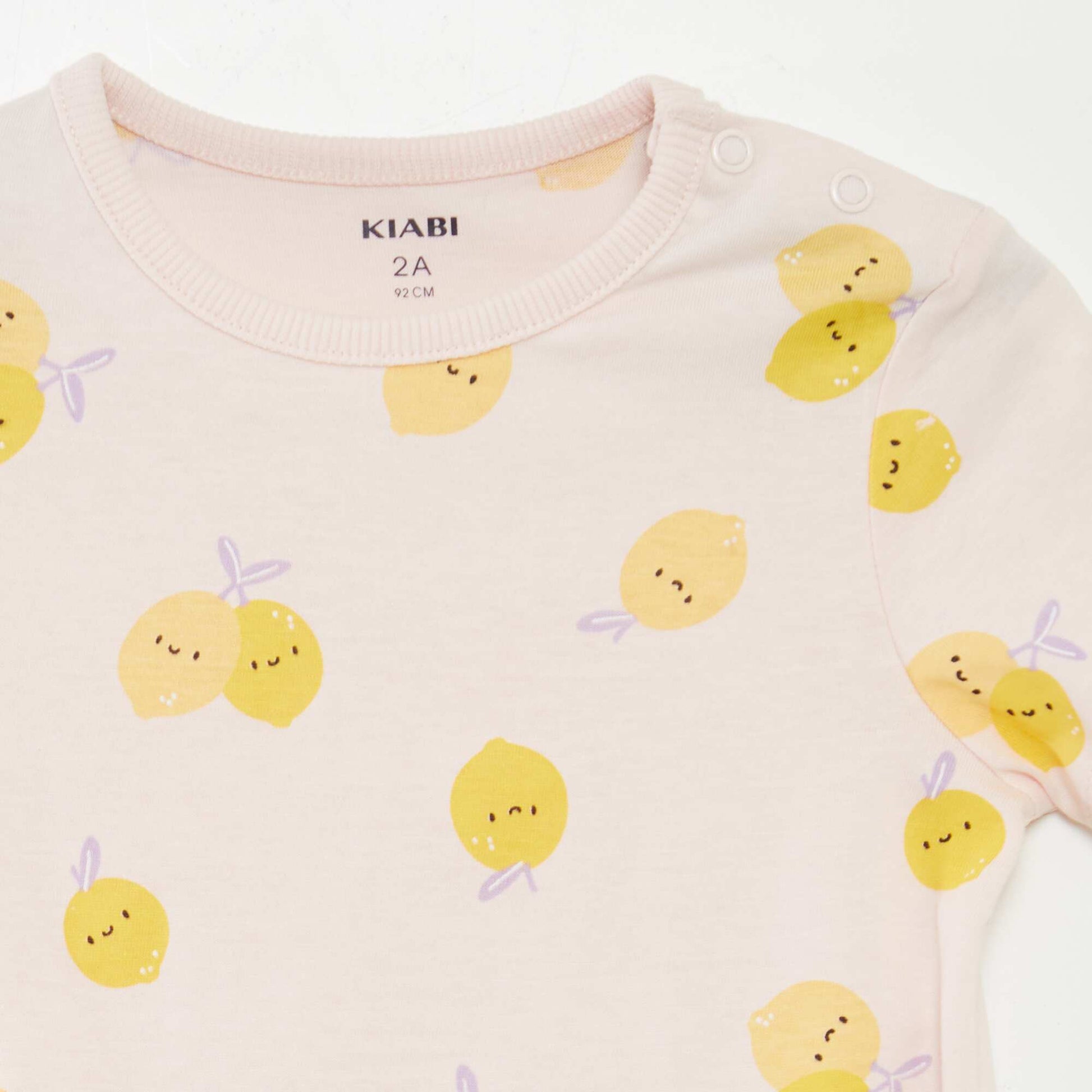 Pyjama court t-shirt + short - 2 pièces ROSE
