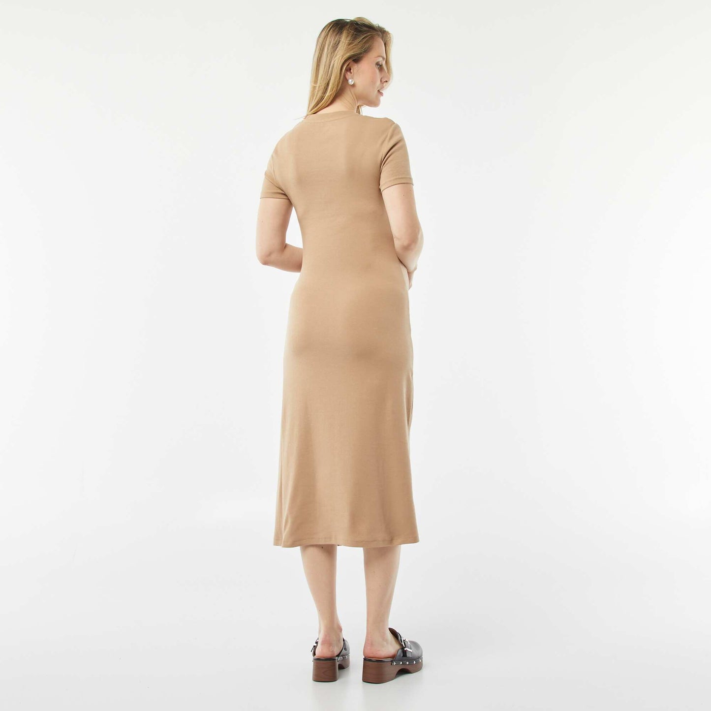 Robe midi grossesse BEIGE