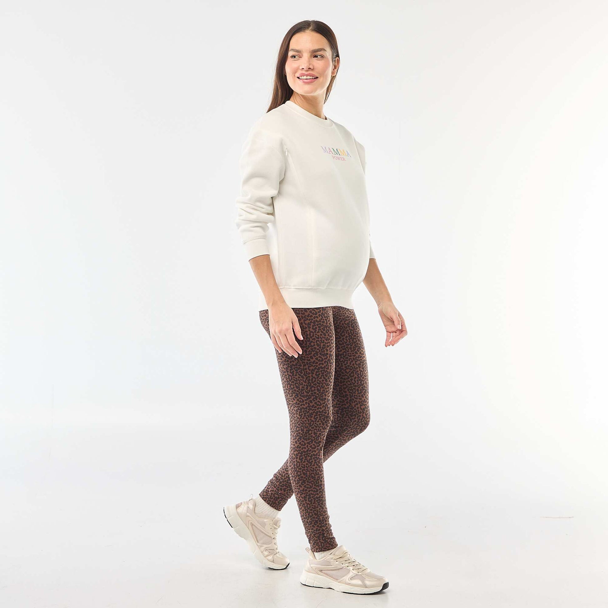Legging de sport grossesse LéOPARD