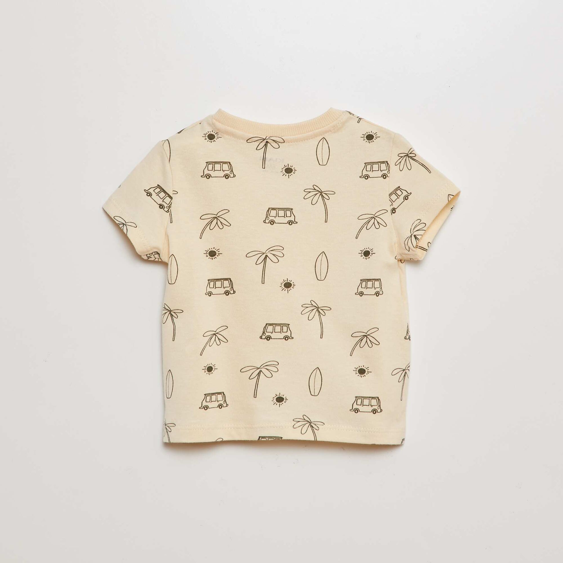 T-shirt avec poche poitrine BLANC