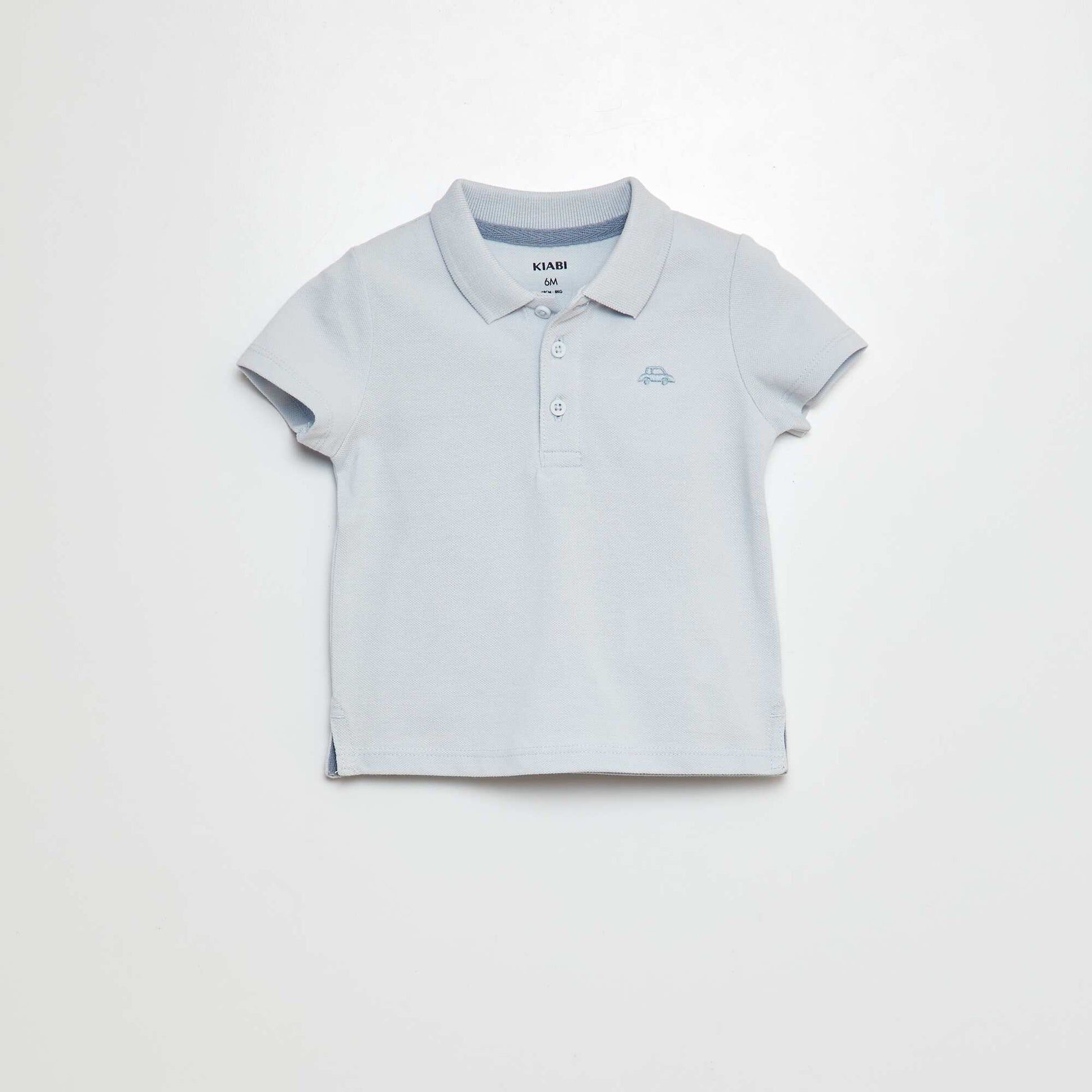 Polo en coton piqué BLEU