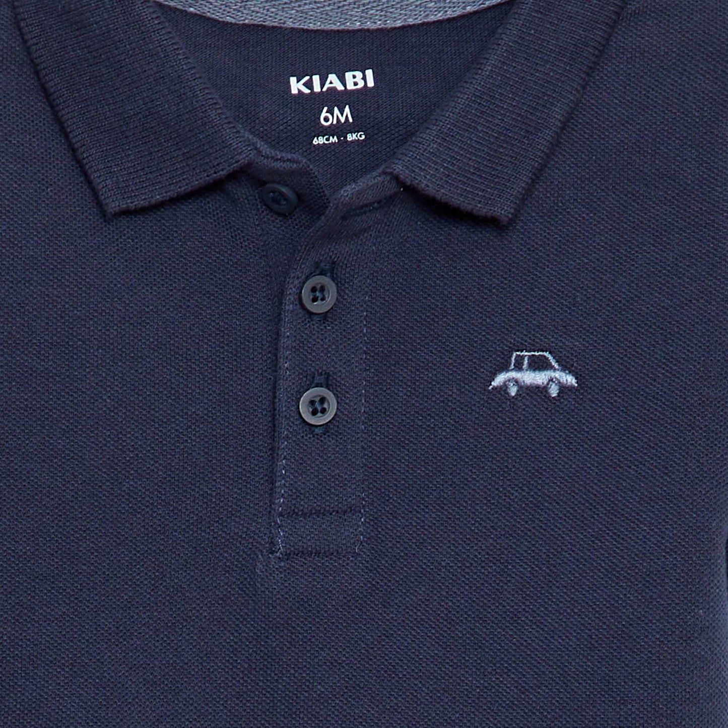 Polo en coton piqué BLEU