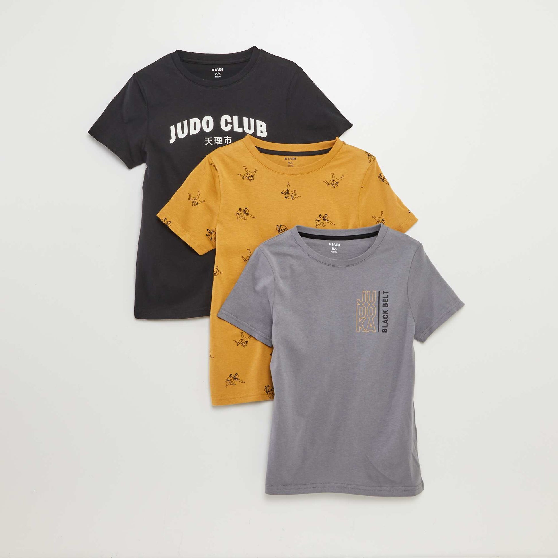 Lot de 3 t-shirts à manches courtes NOIR