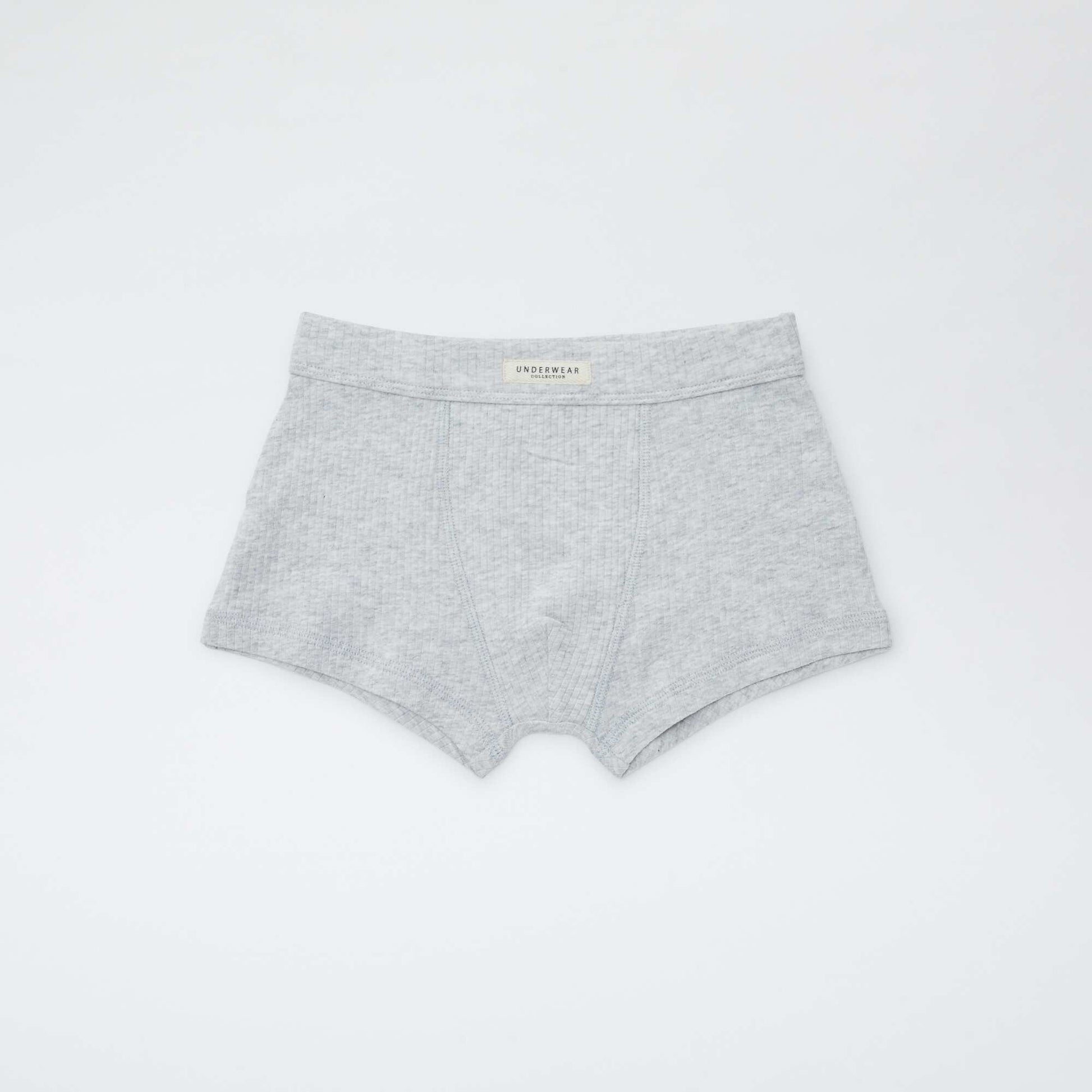 Lot de 3 boxers en maille côtelée BLEU
