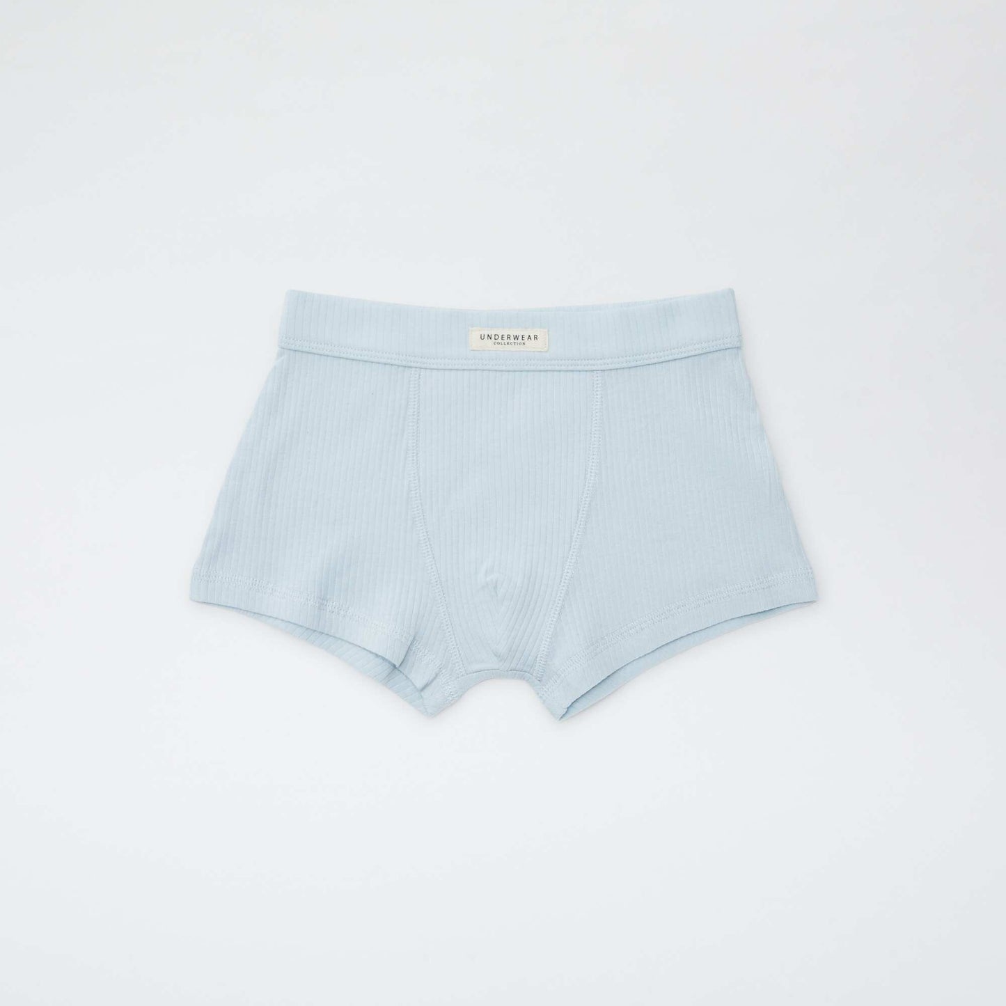 Lot de 3 boxers en maille côtelée BLEU