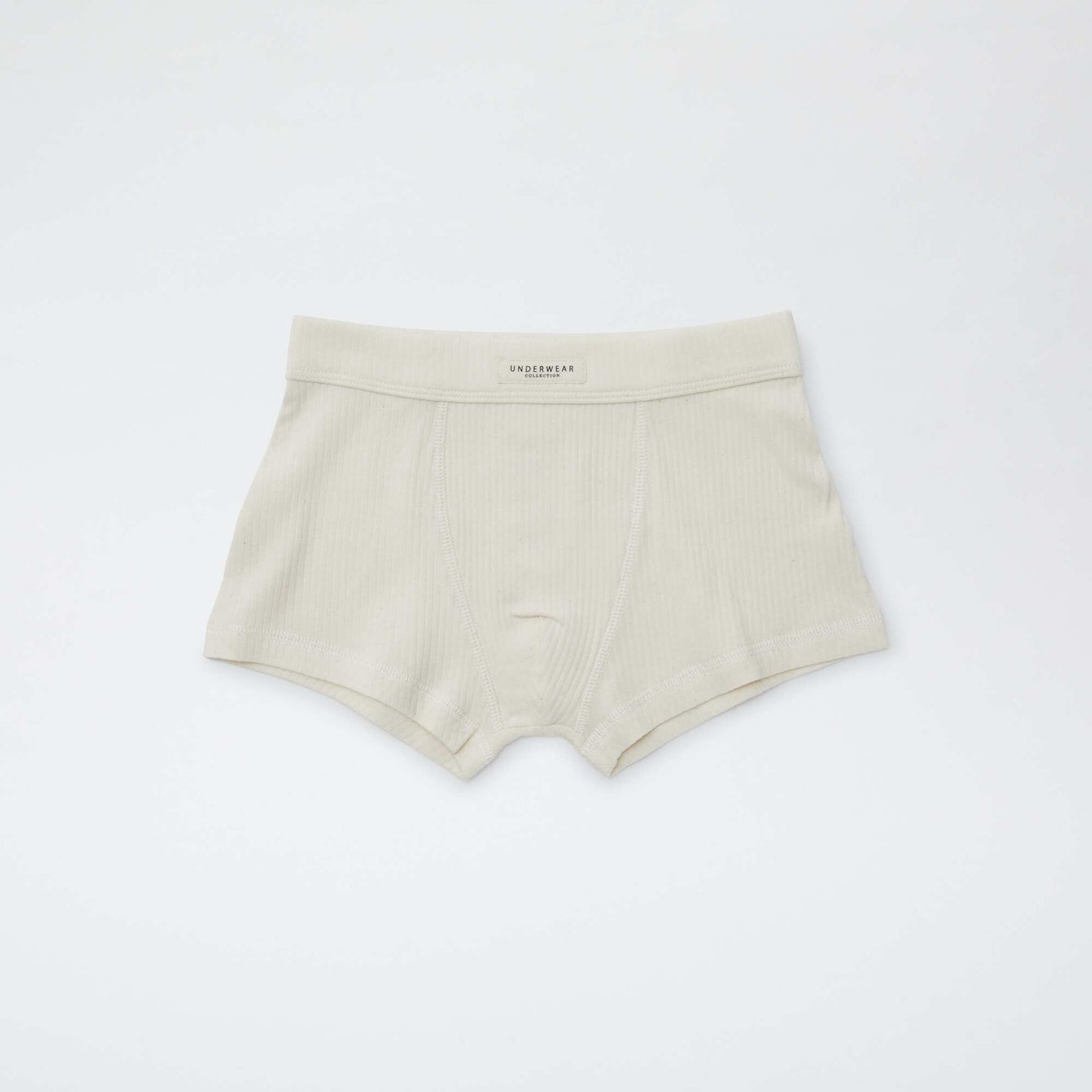 Lot de 3 boxers en maille côtelée KAKI