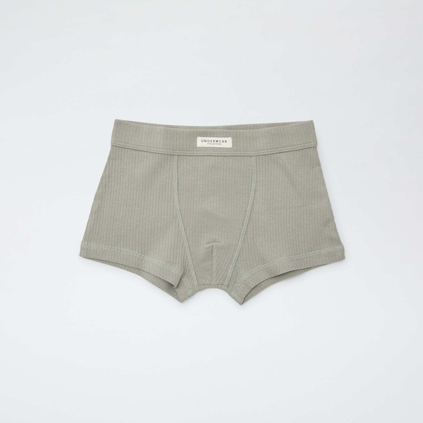 Lot de 3 boxers en maille côtelée KAKI