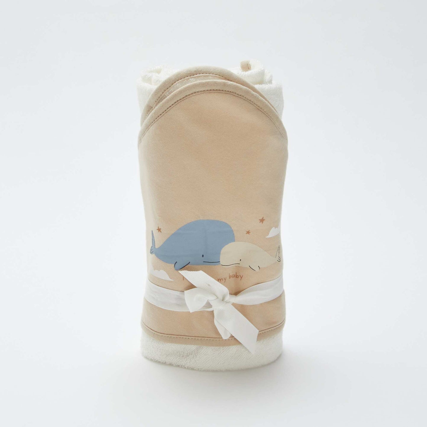 Cape de bain baleine BEIGE