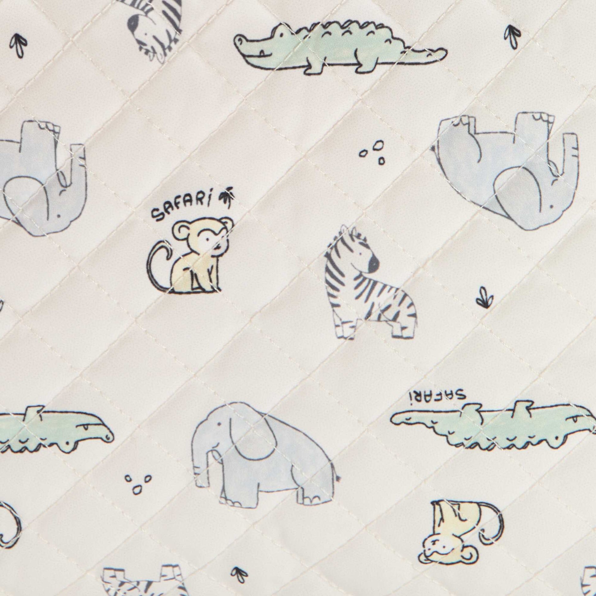 Trousse de rangement matelassée BLANC