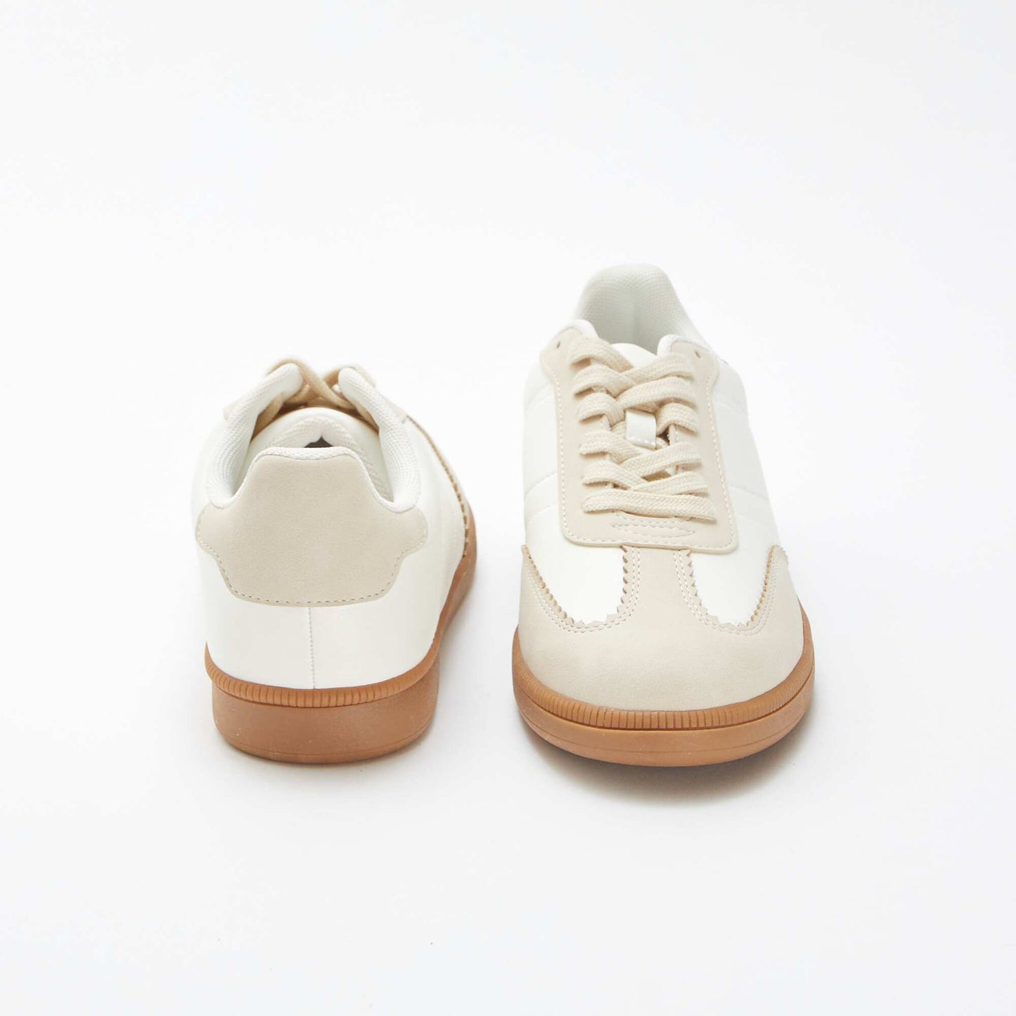 Baskets basses à lacets BLANC