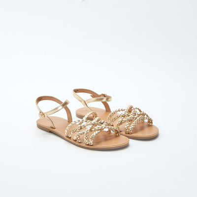 Sandales à brides tressées et croisées DORé