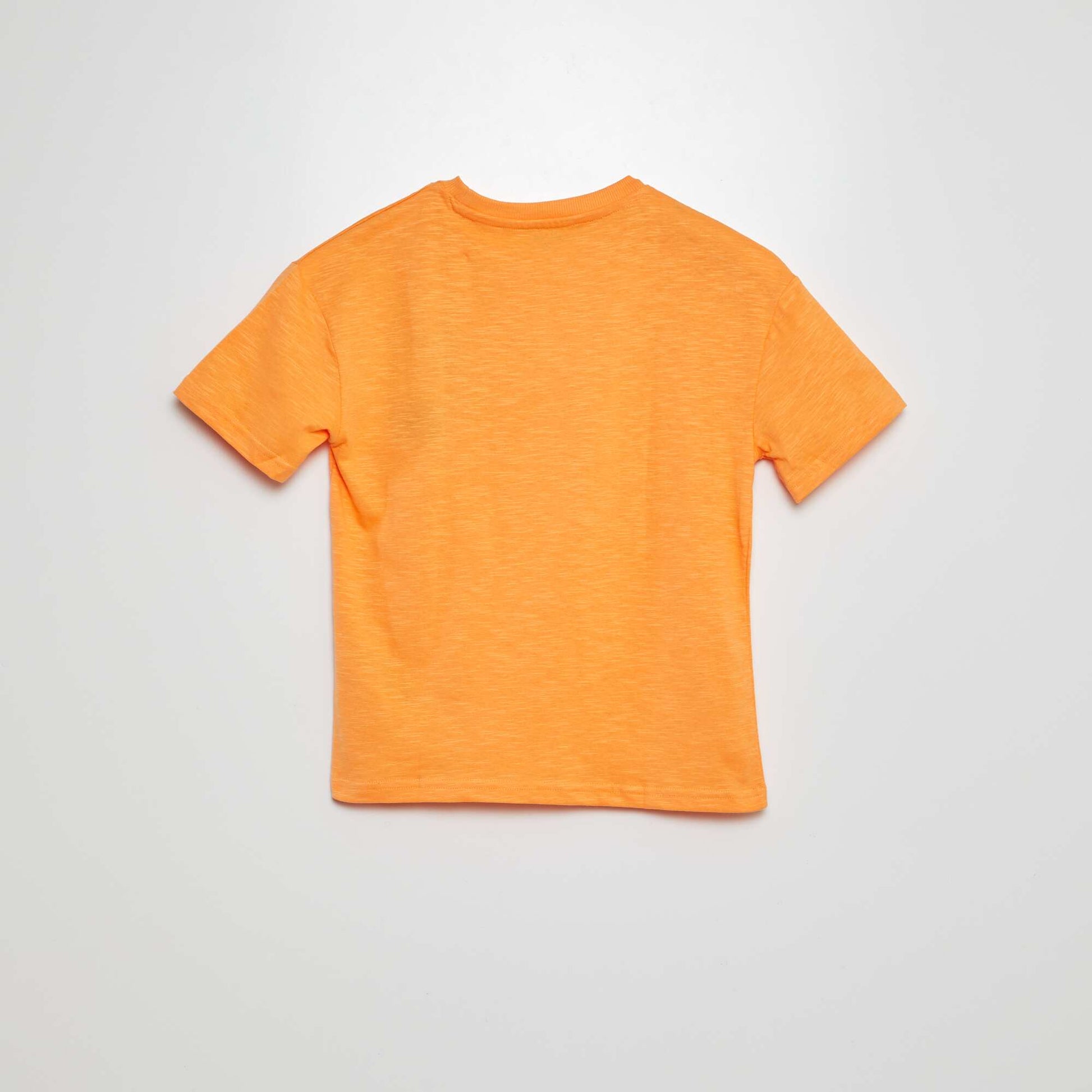 T-shirt oversize uni avec poche ORANGE
