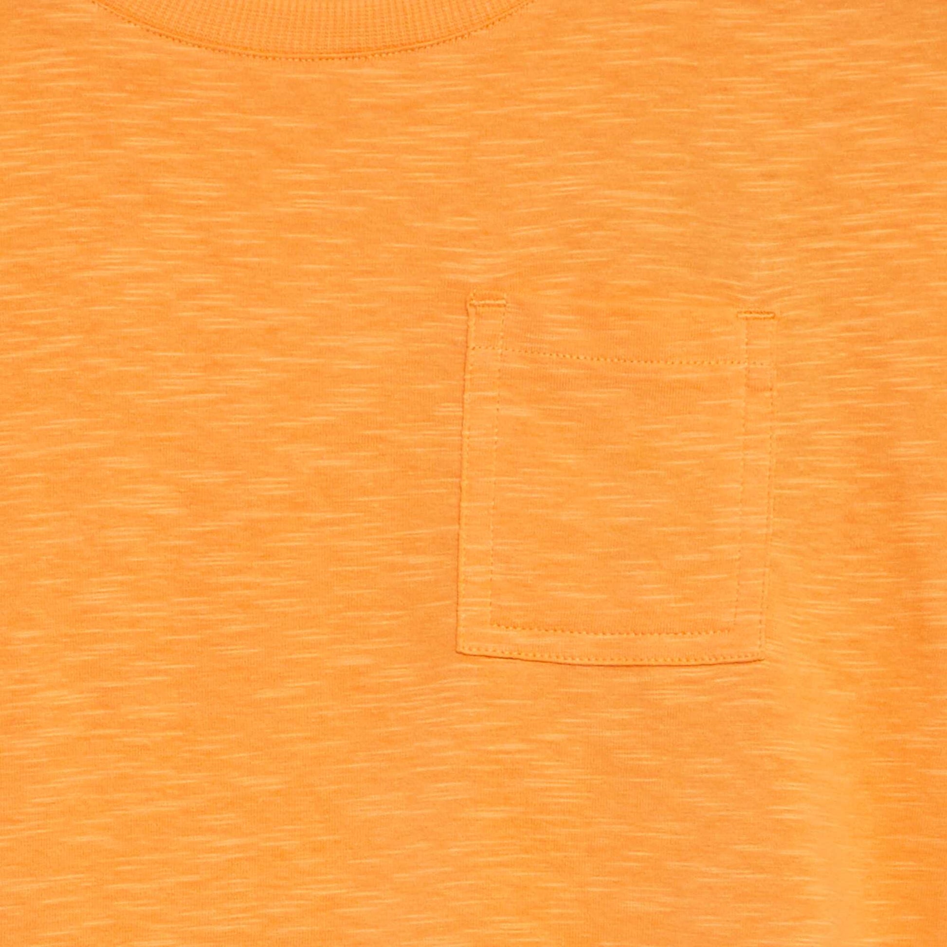 T-shirt oversize uni avec poche ORANGE