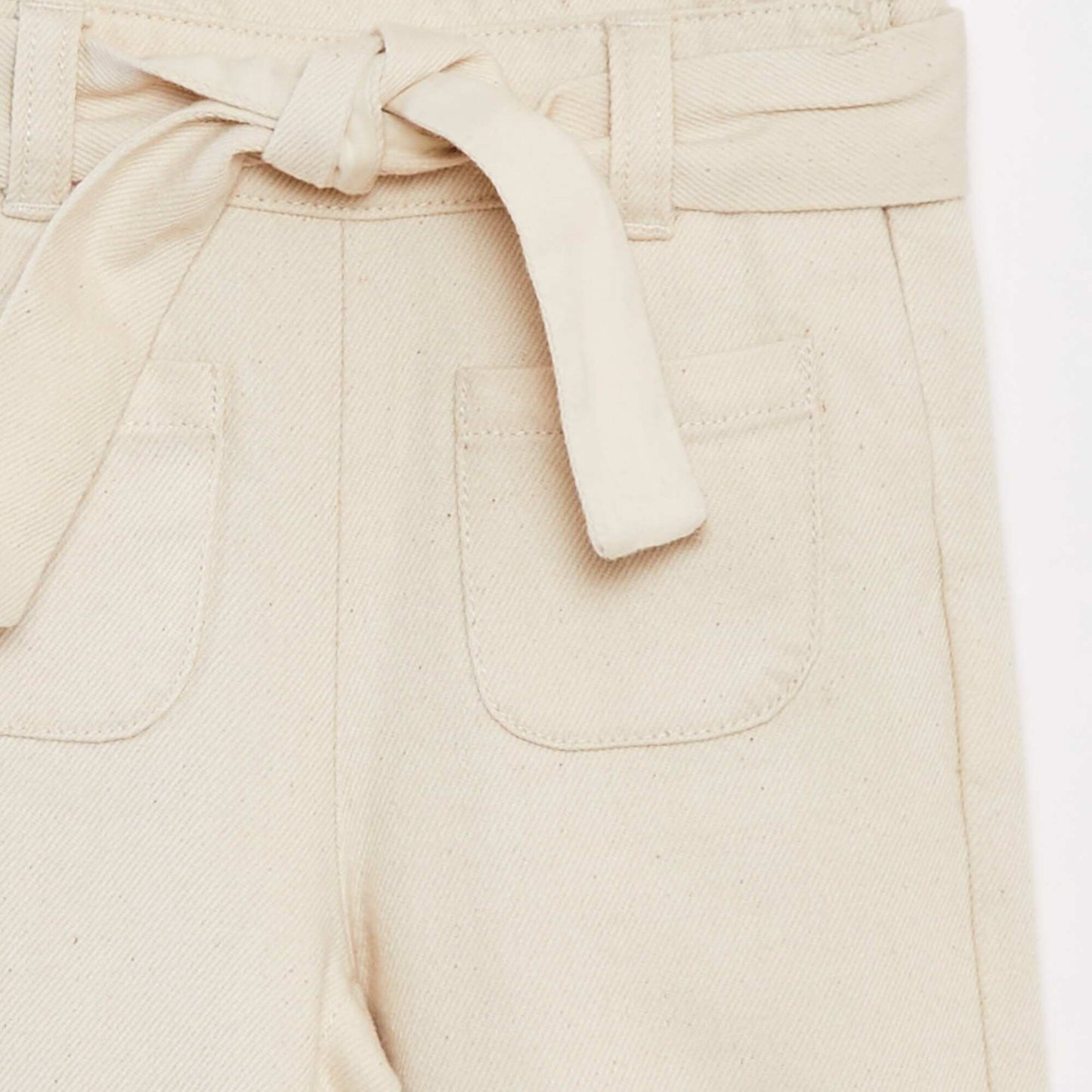 Salopette en twill BLANC