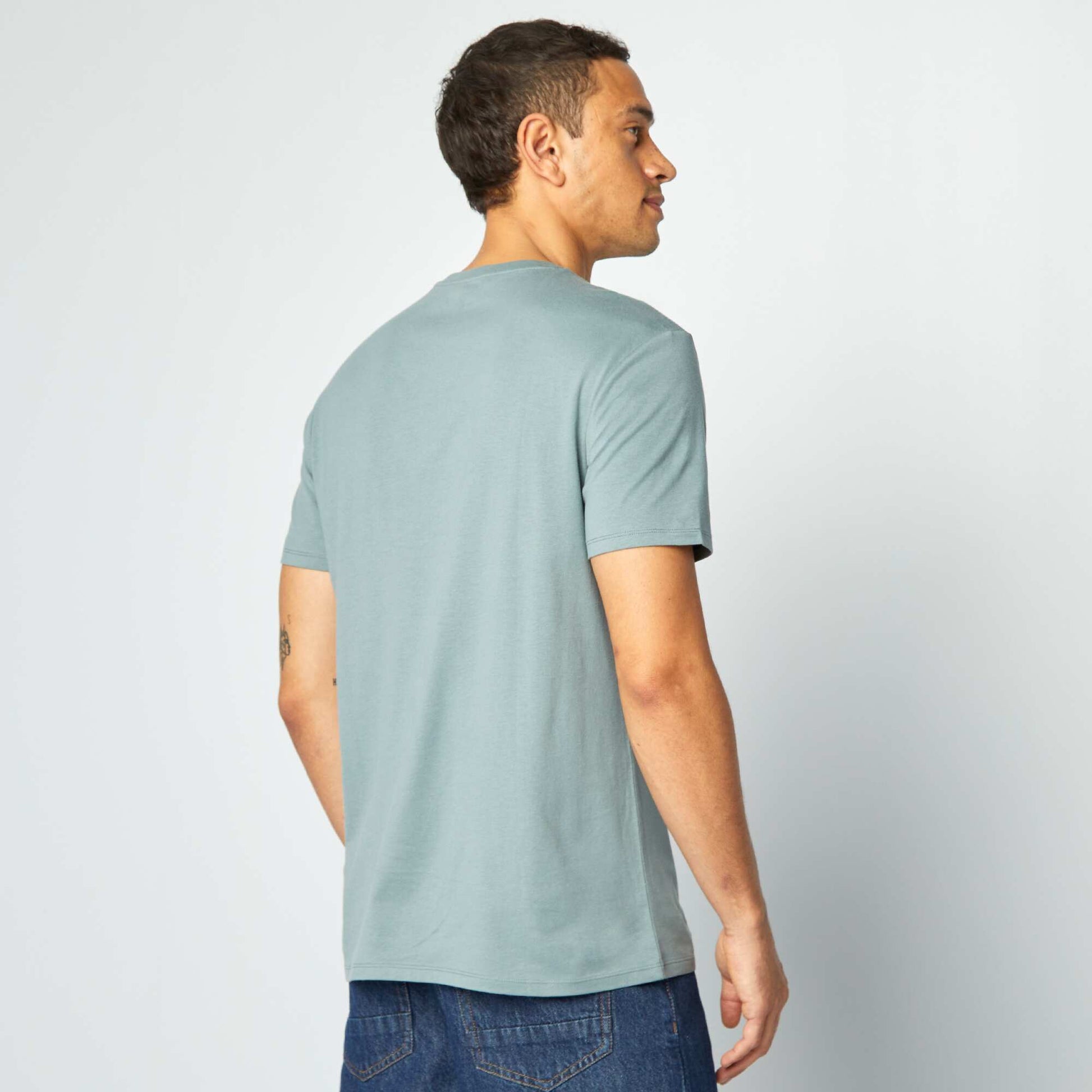 T-shirt imprimé Fête des pères BLEU