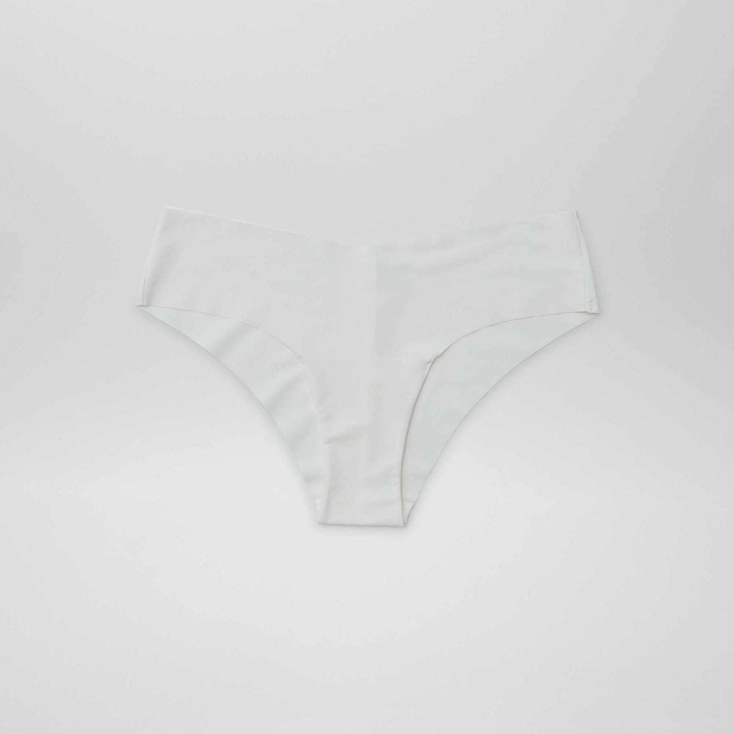 Lot de 2 shortys invisibles en microfibre BLANC