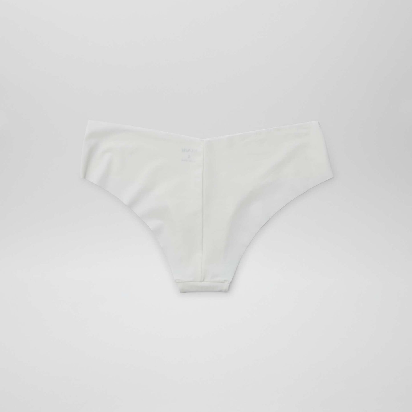 Lot de 2 shortys invisibles en microfibre BLANC