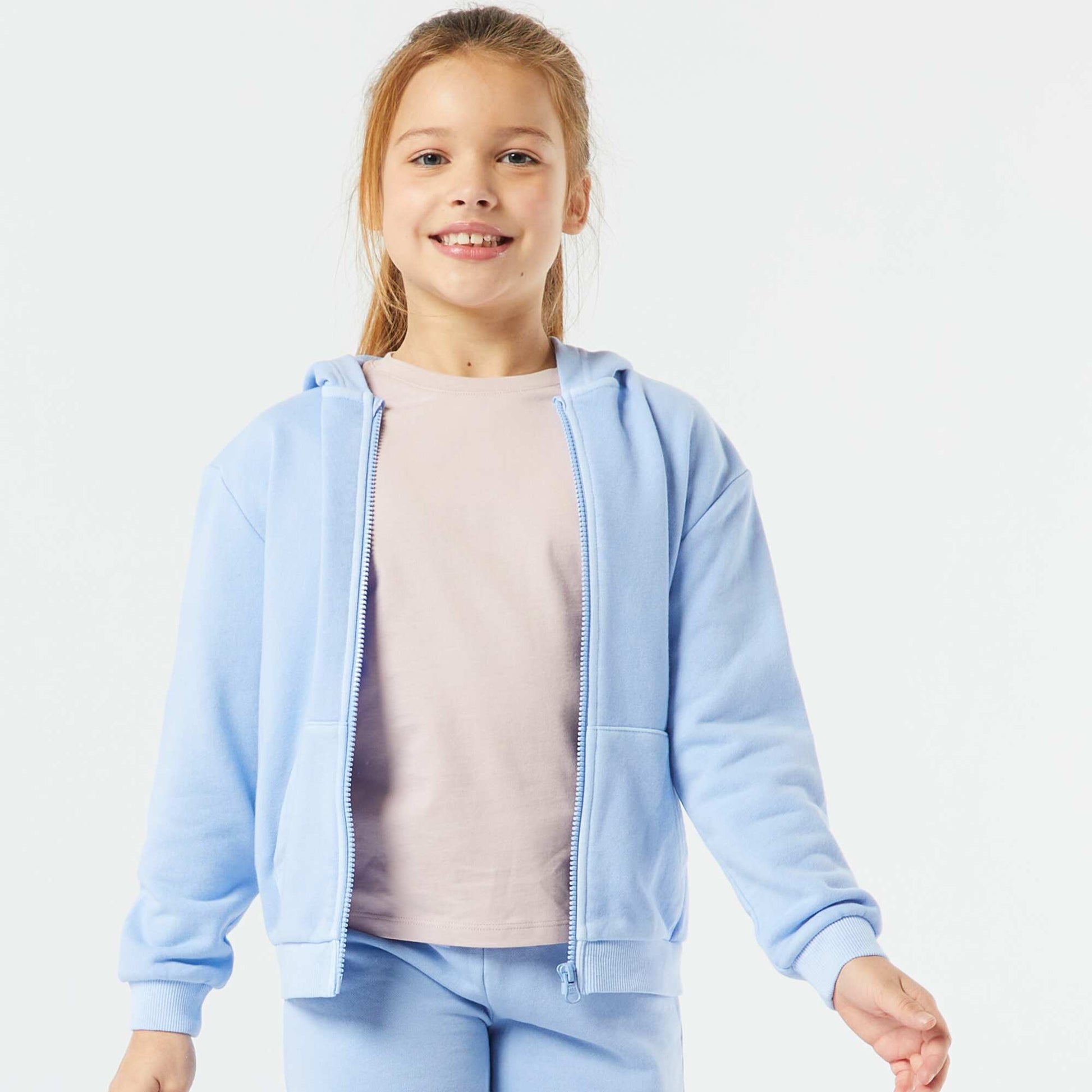 Sweat à capuche BLEU