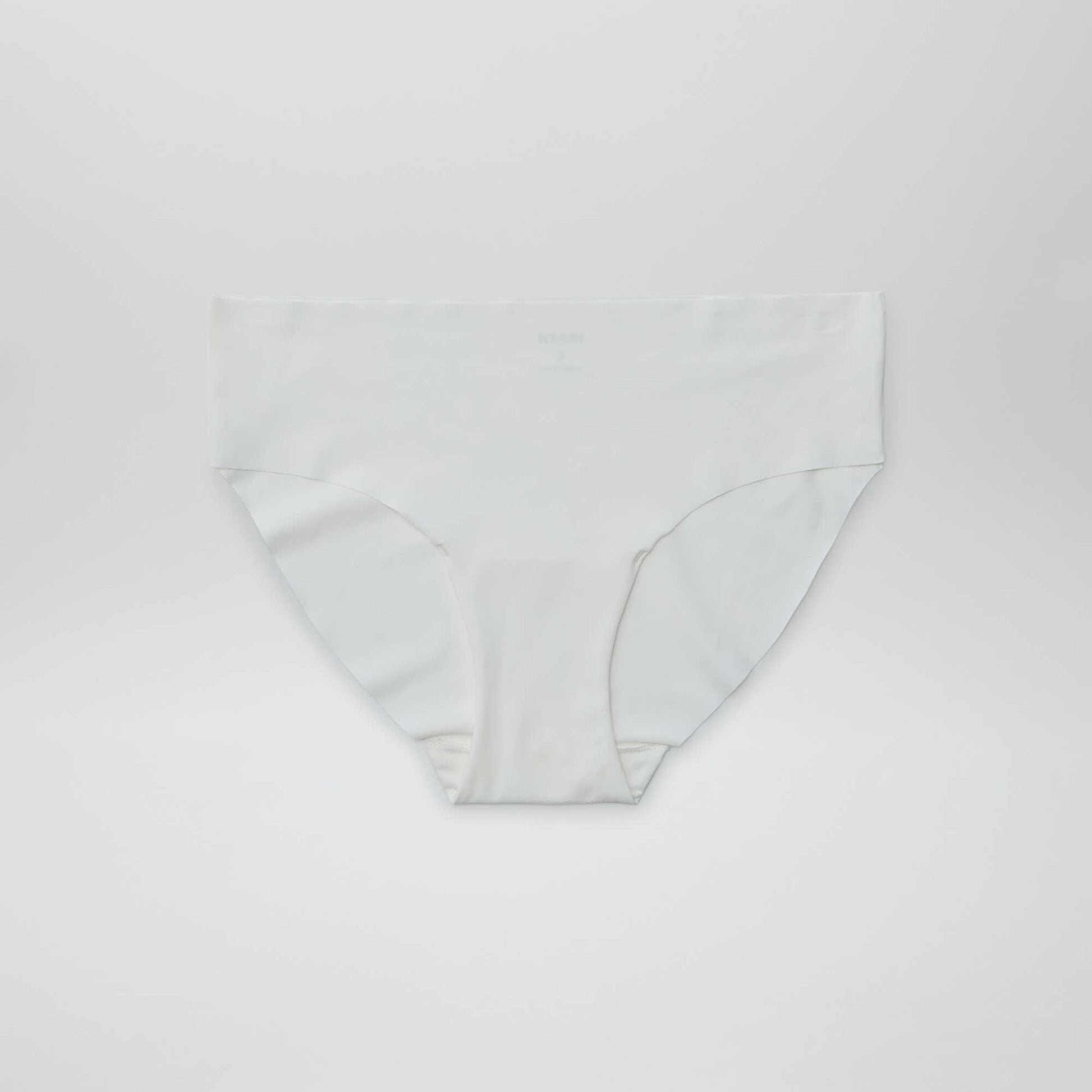 Lot de 2 culottes invisibles en microfibre BLANC