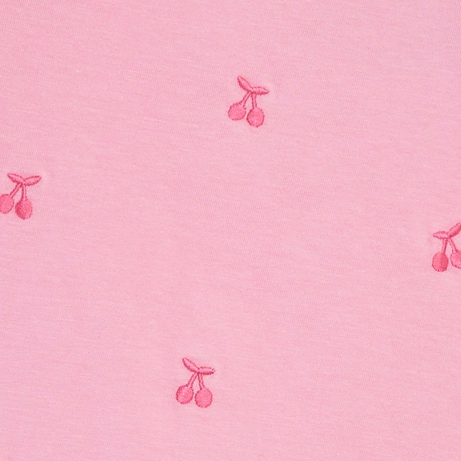 T-shirt à motifs brodés ROSE