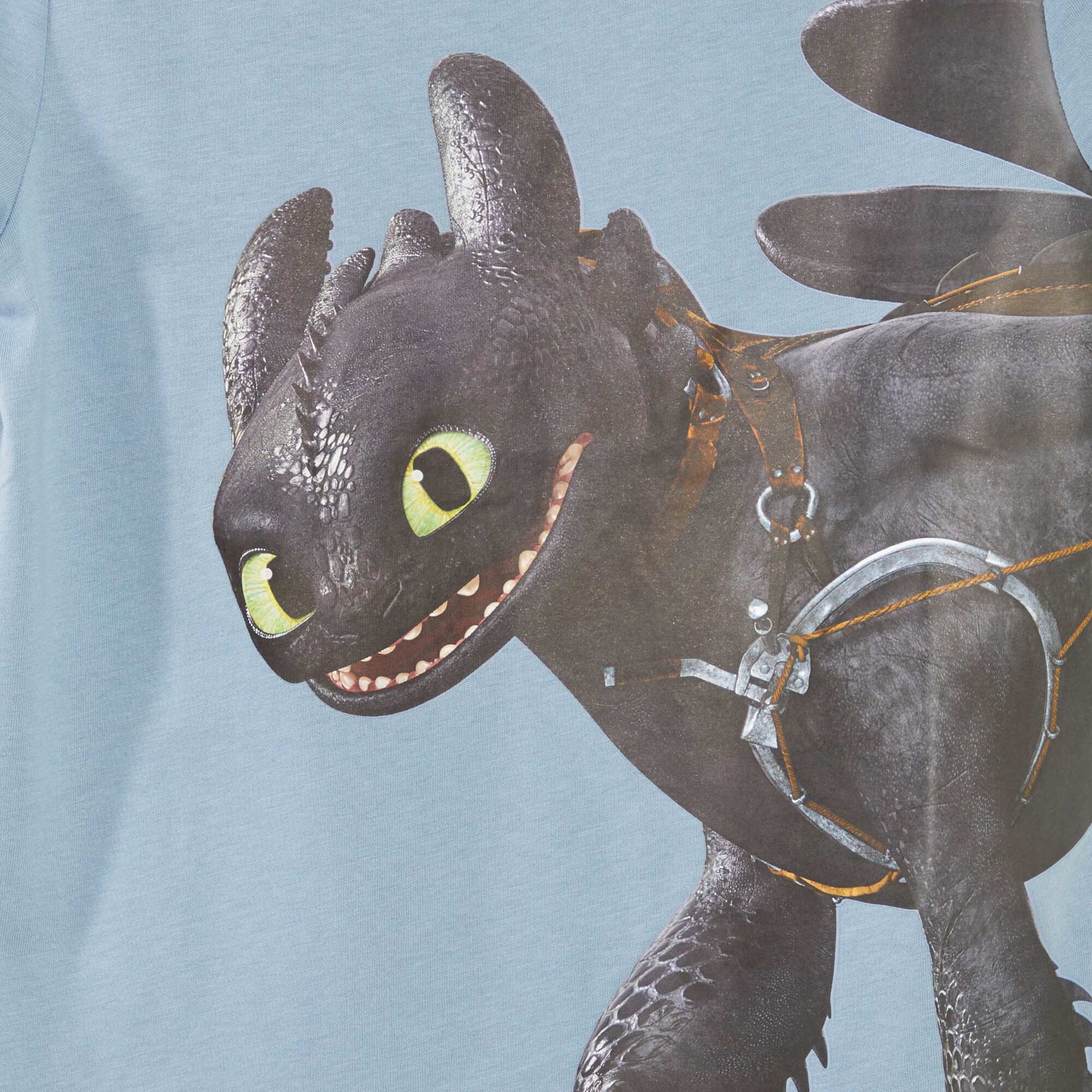 T-shirt 'Dragons' 'Universal' BLEU