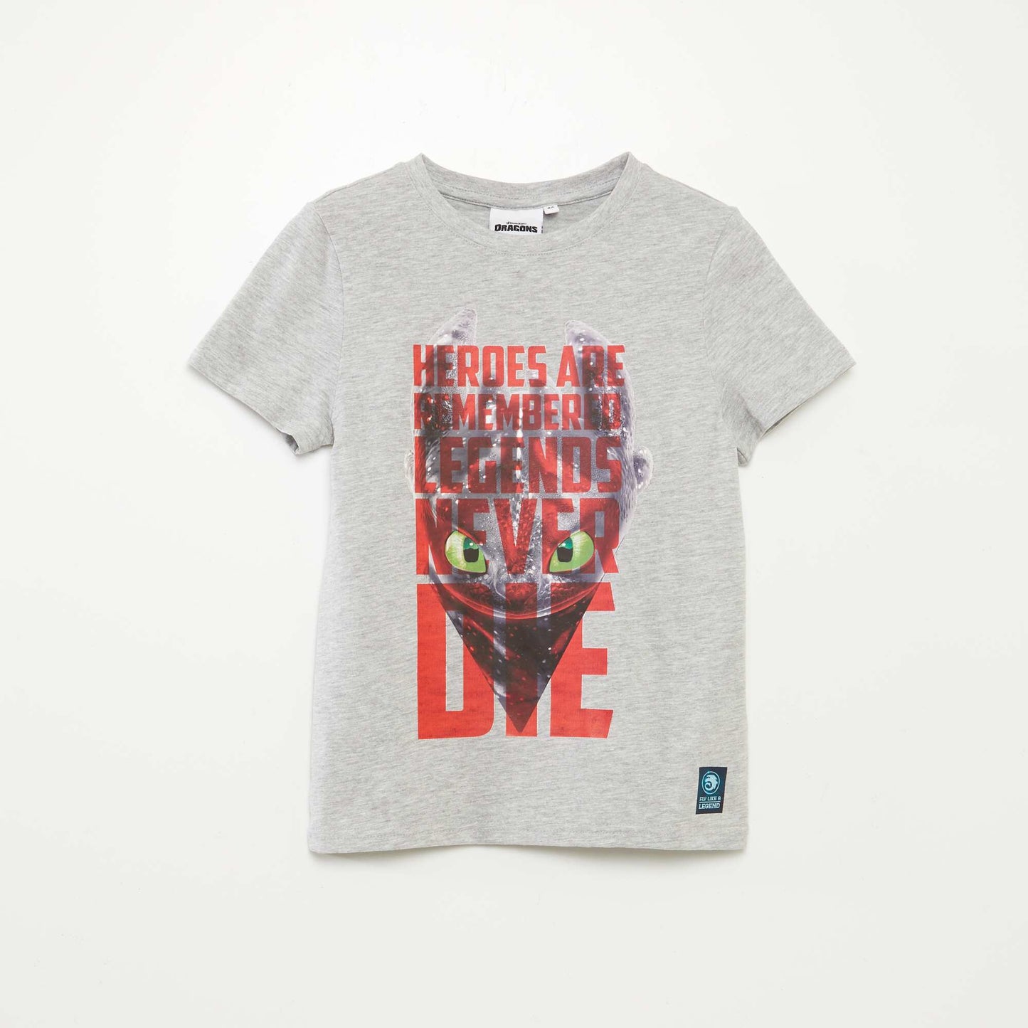 T-shirt 'Dragons' 'Universal' GRIS