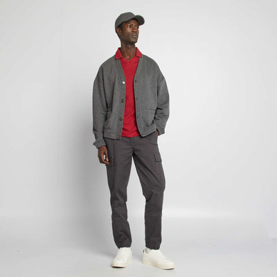 Pantalon stretch multipoches NOIR