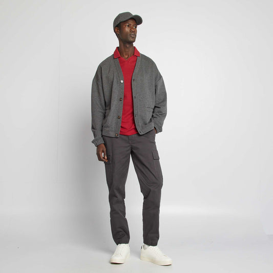 Pantalon stretch multipoches NOIR
