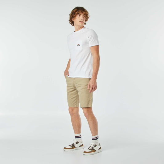 Short chino BEIGE