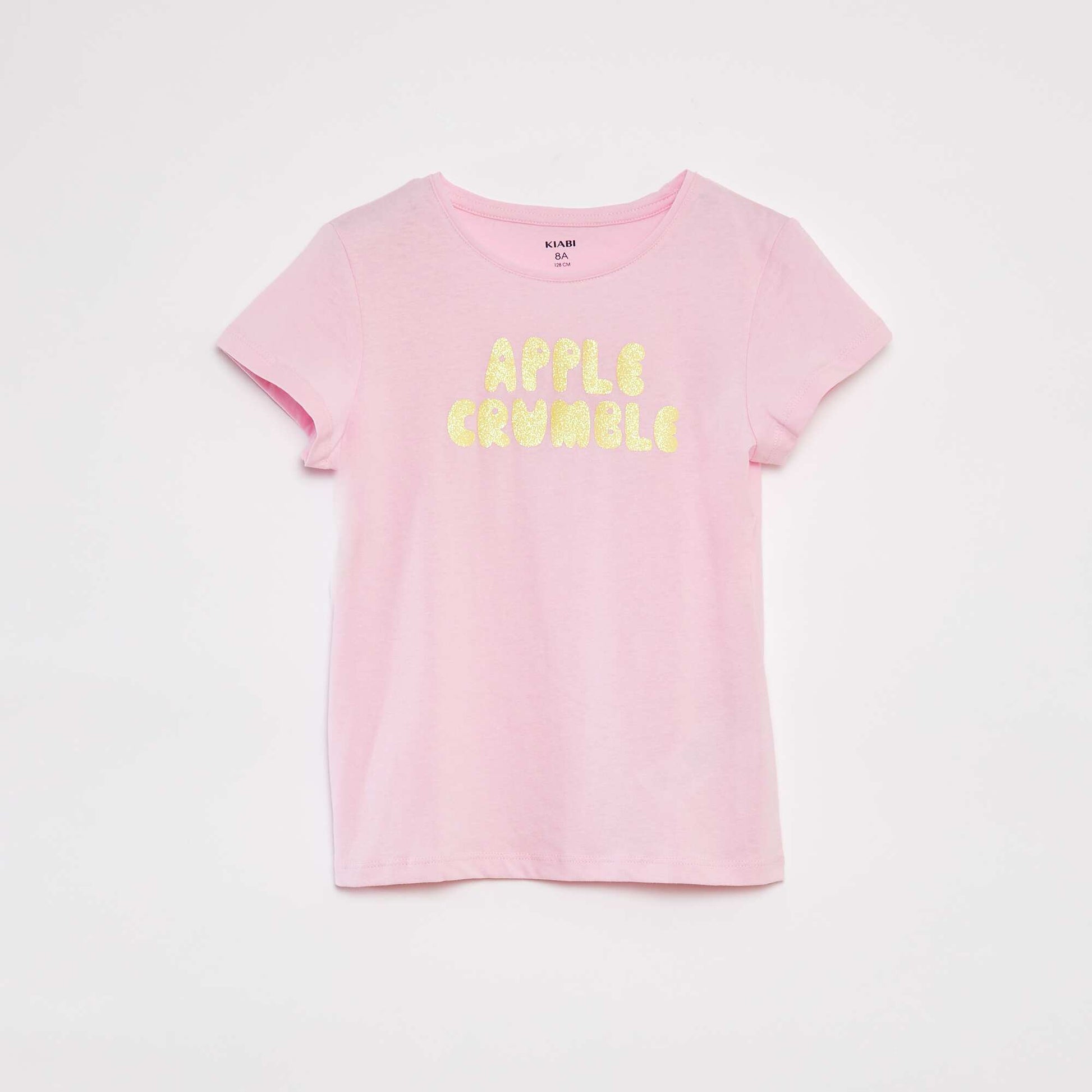 T-shirt manches courtes imprimé ROSE
