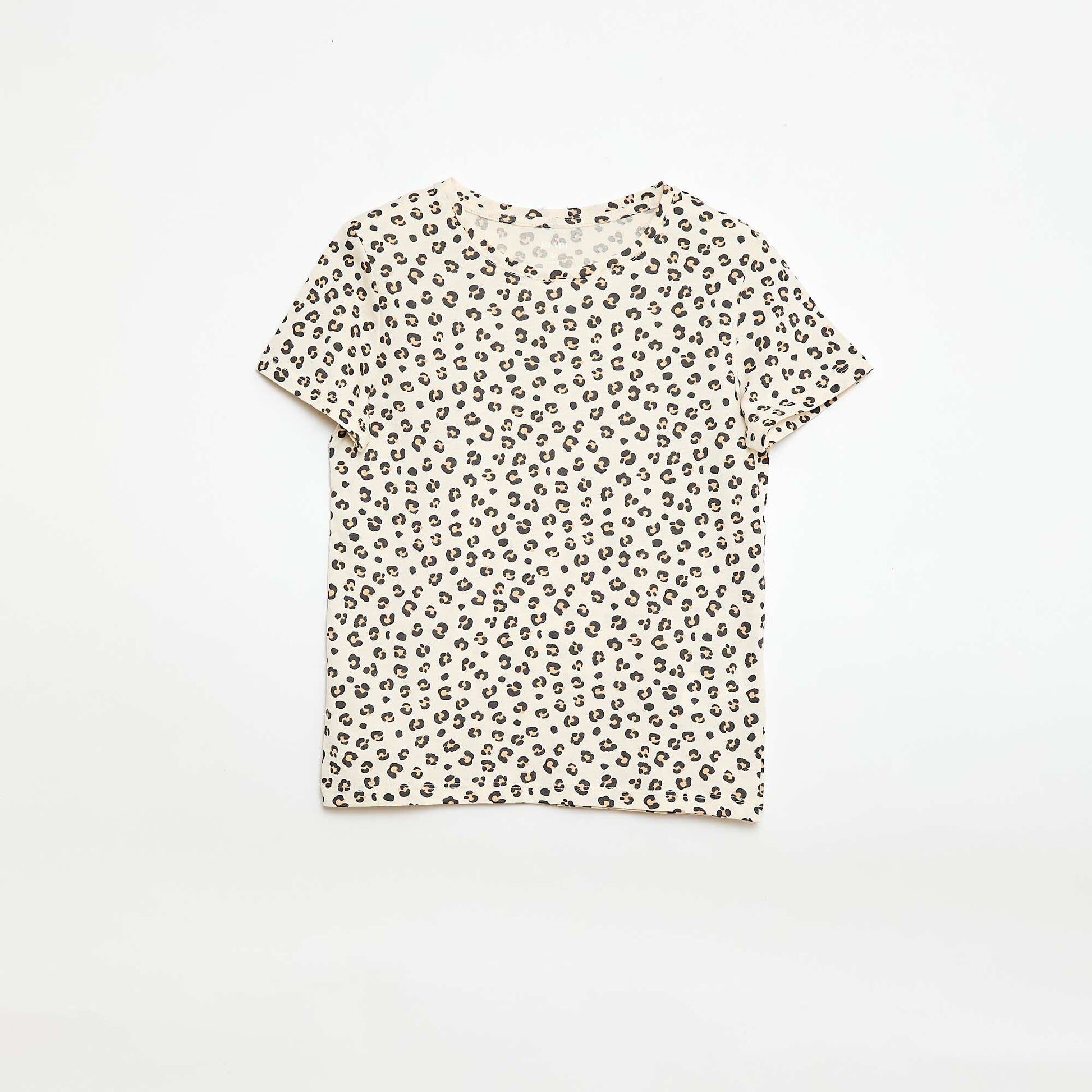 T-shirt à manches courtes imprimé LEOPARD