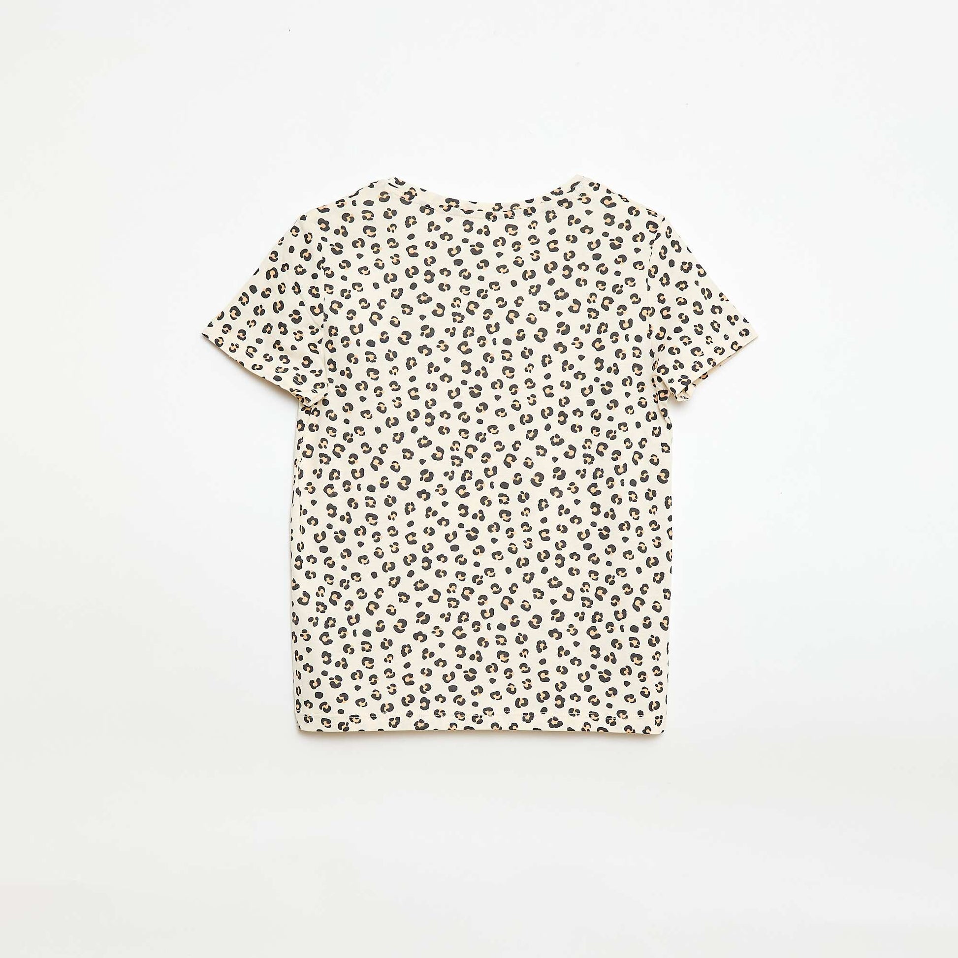 T-shirt à manches courtes imprimé LEOPARD